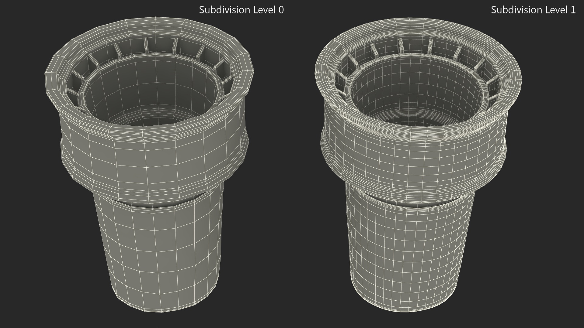 JOY 40 Flat Bottom Jacketed Cake Cone 3D