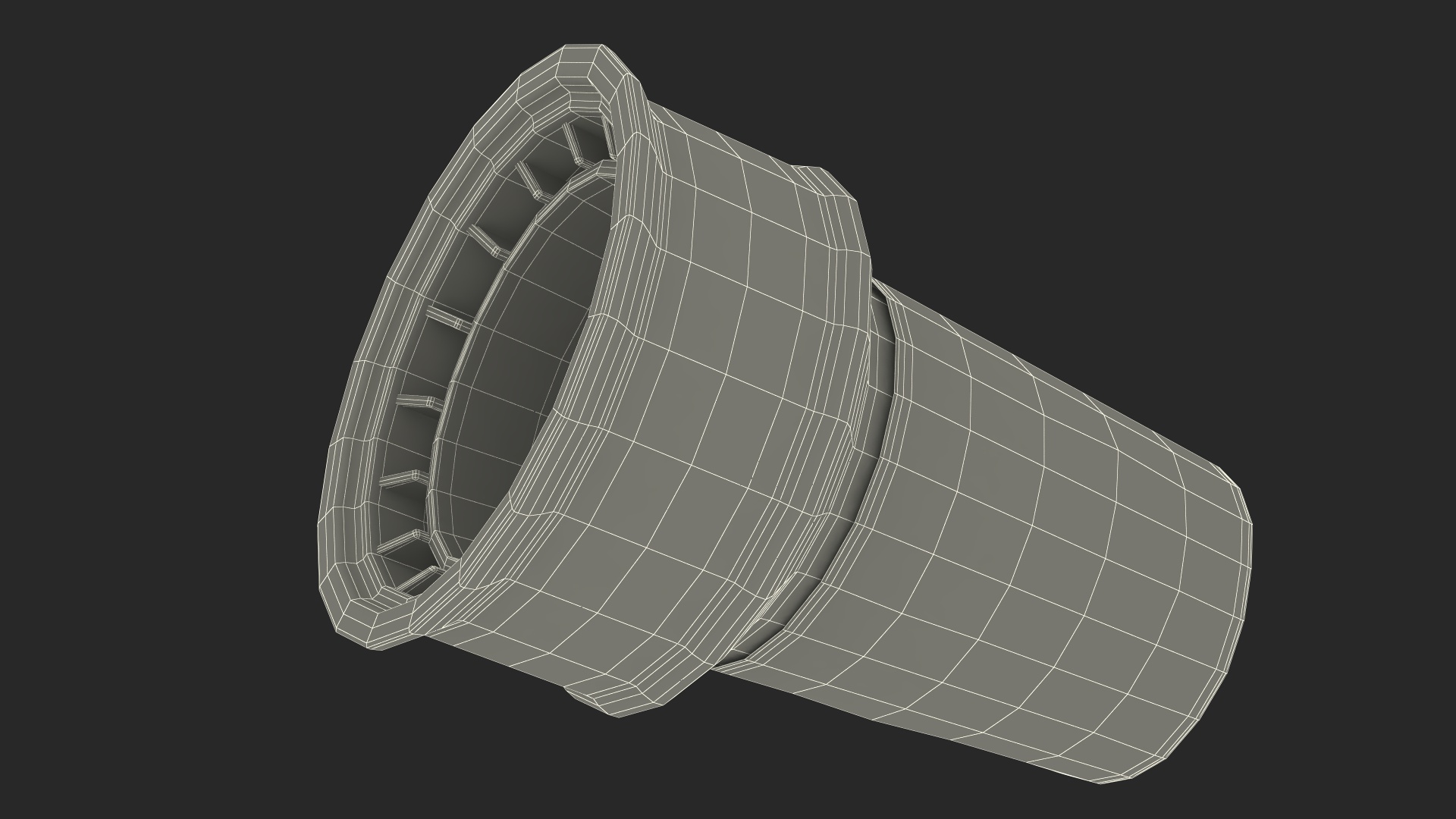 JOY 40 Flat Bottom Jacketed Cake Cone 3D