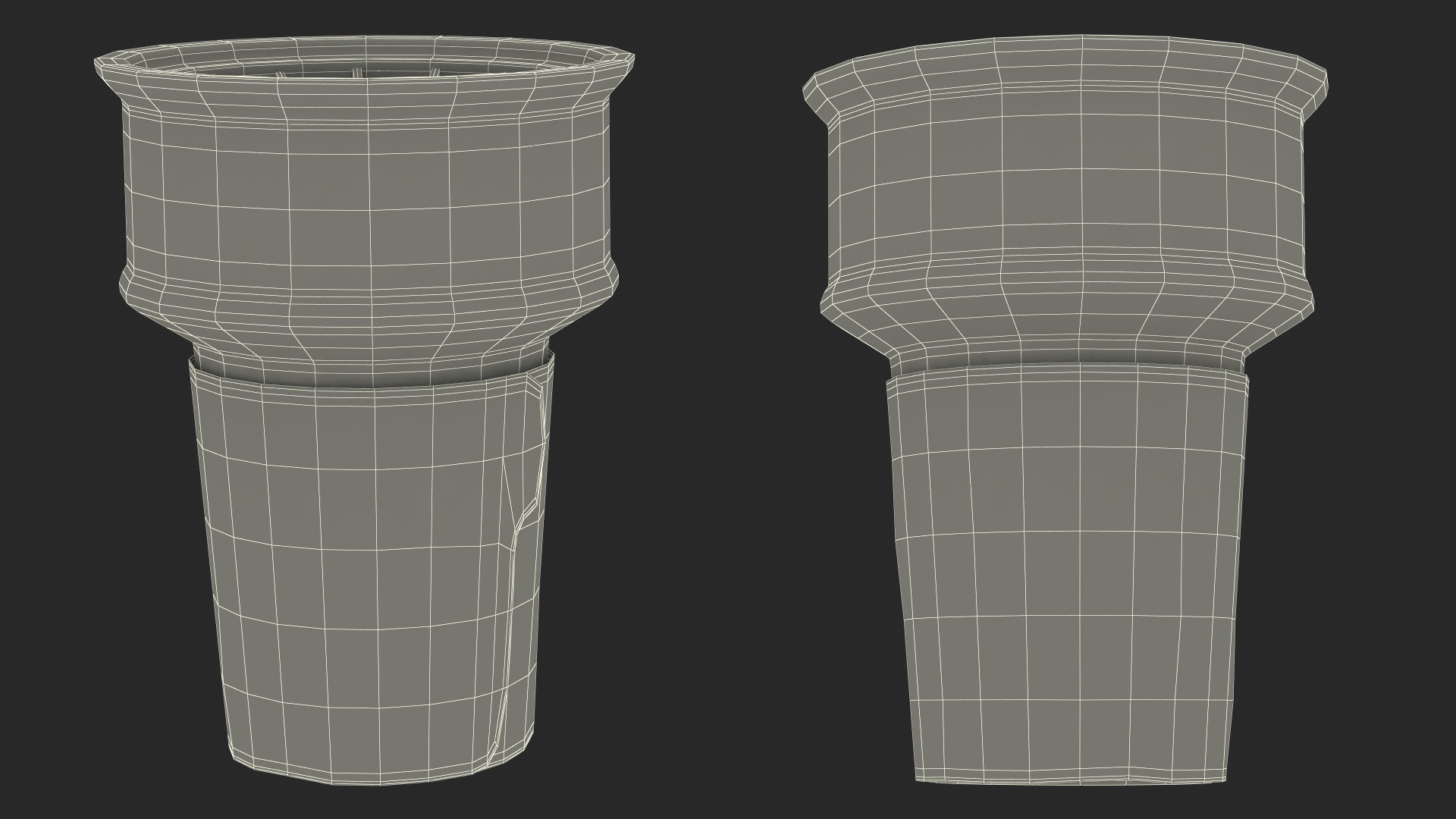 JOY 40 Flat Bottom Jacketed Cake Cone 3D