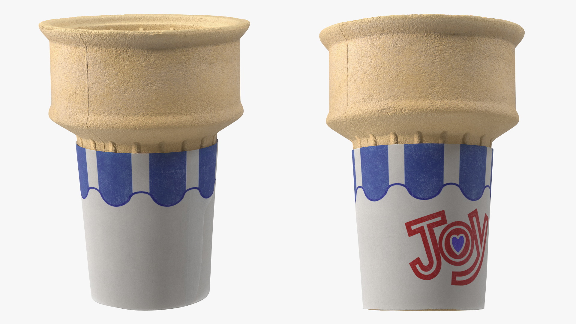 JOY 40 Flat Bottom Jacketed Cake Cone 3D