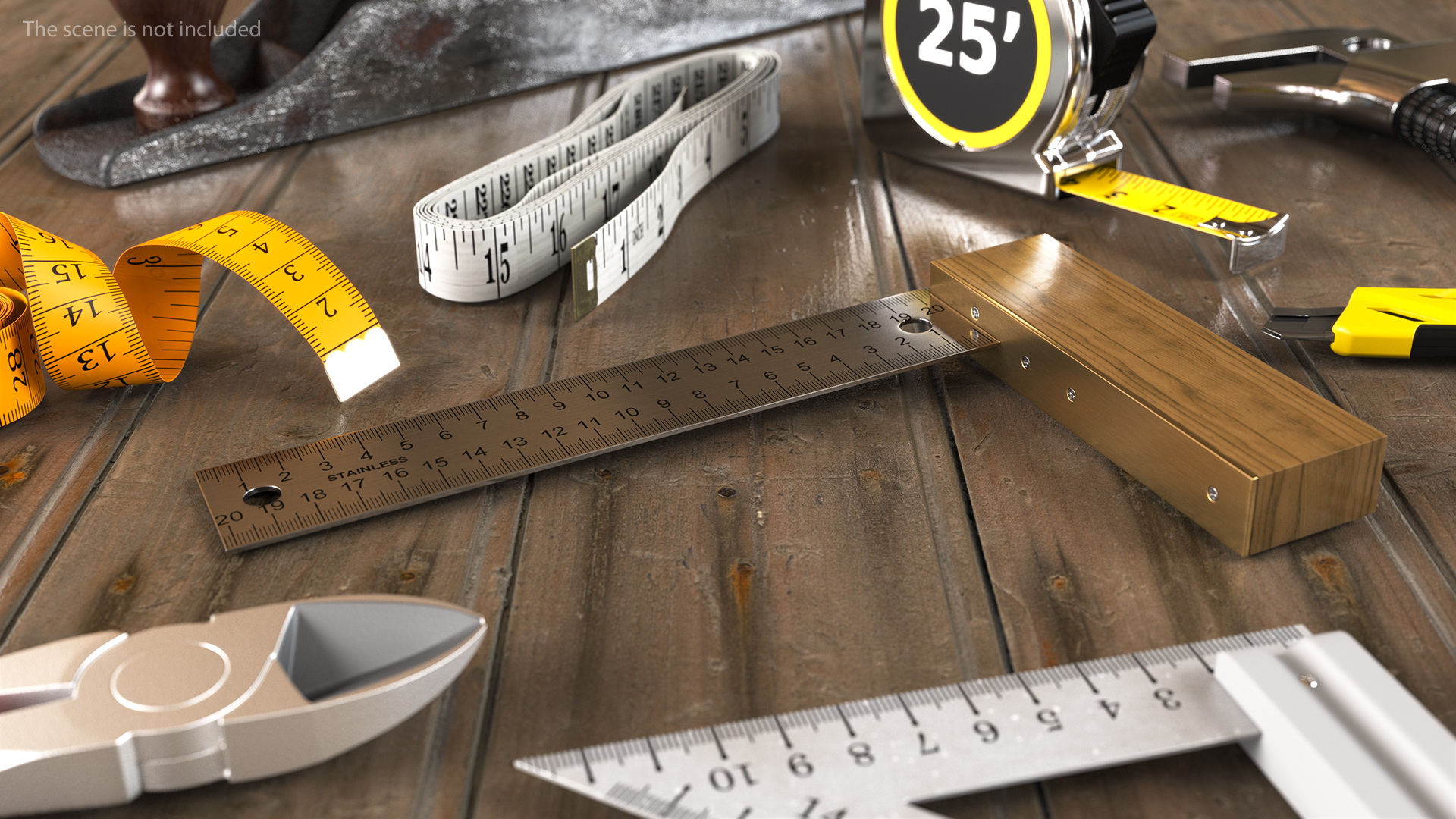 Carpentry Squares Generic Set 3D model