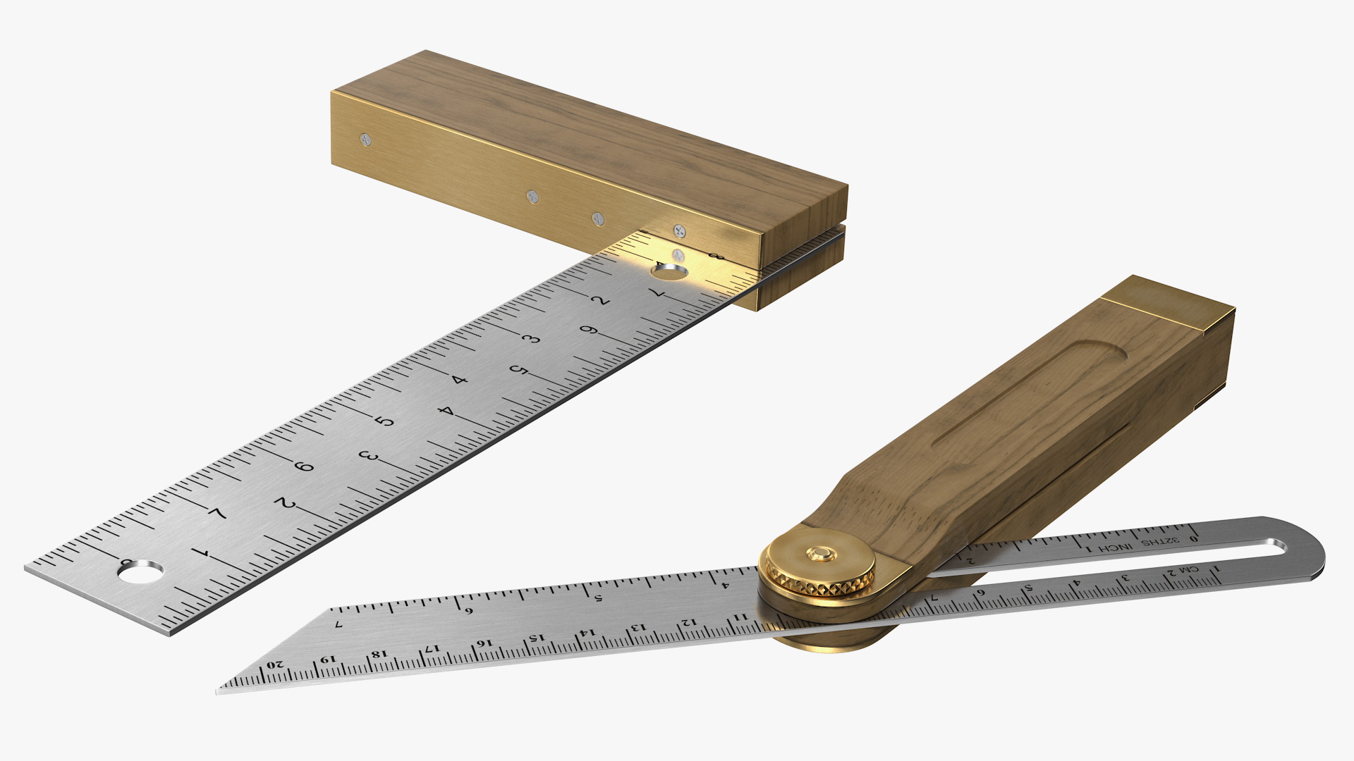 Carpentry Squares Generic Set 3D model