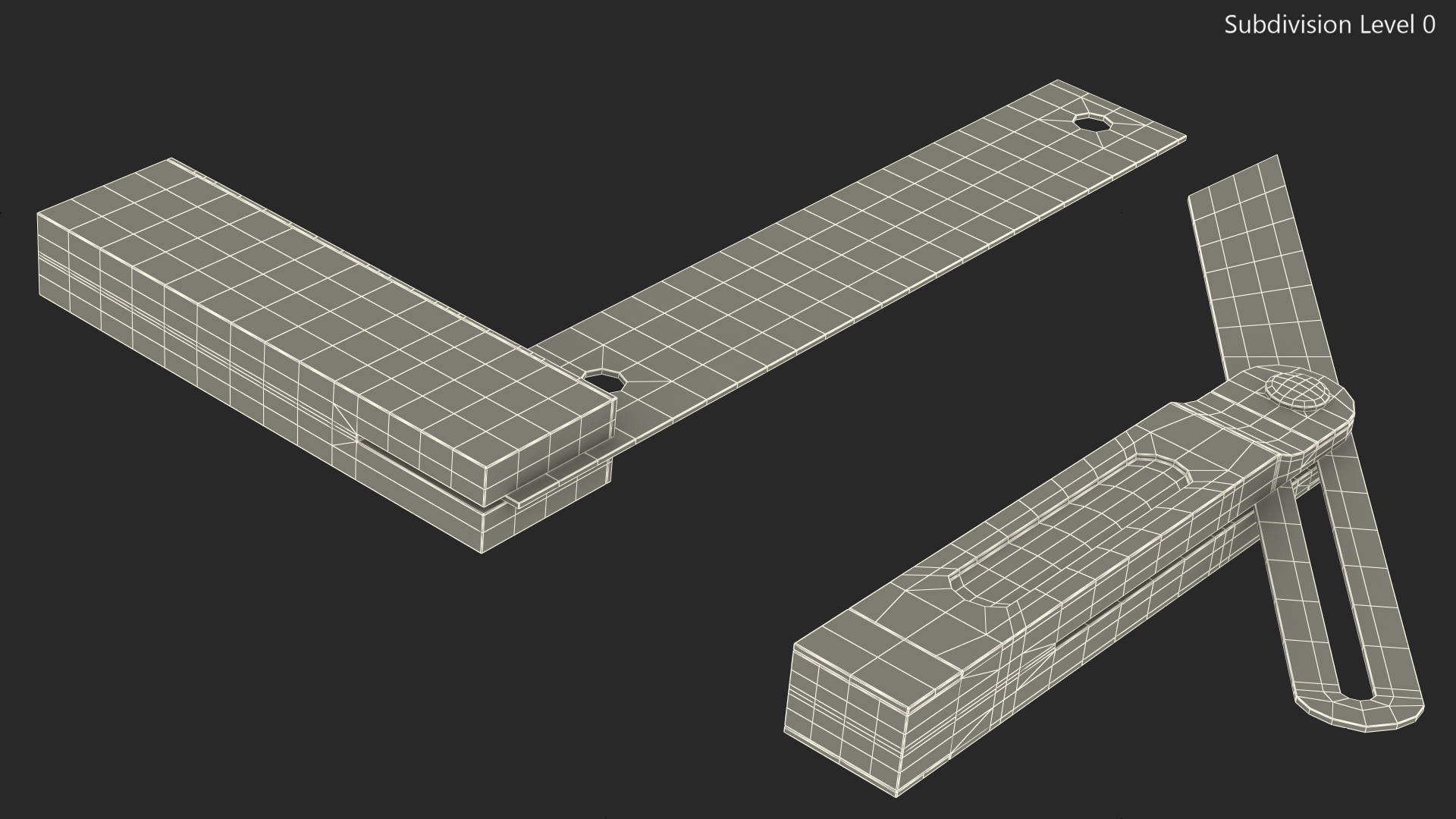 Carpentry Squares Generic Set 3D model