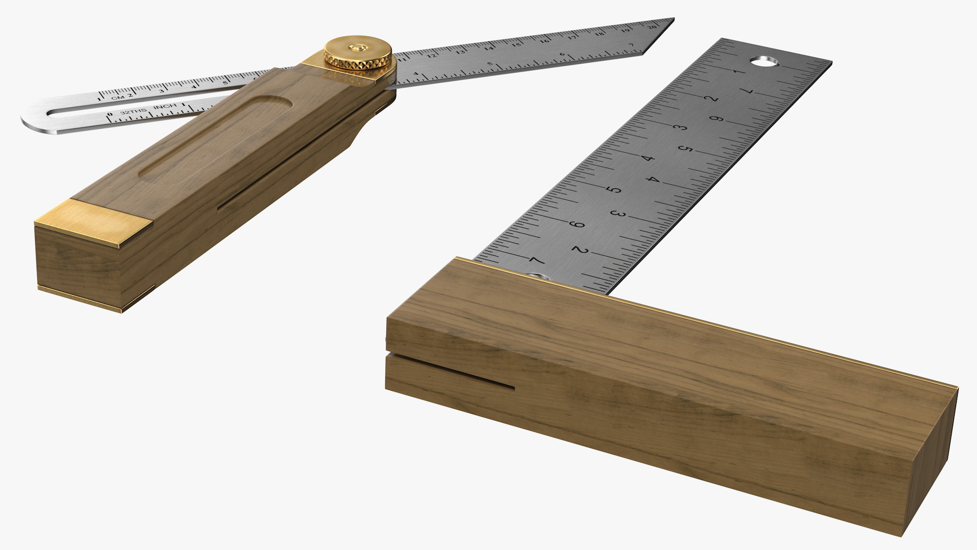 Carpentry Squares Generic Set 3D model