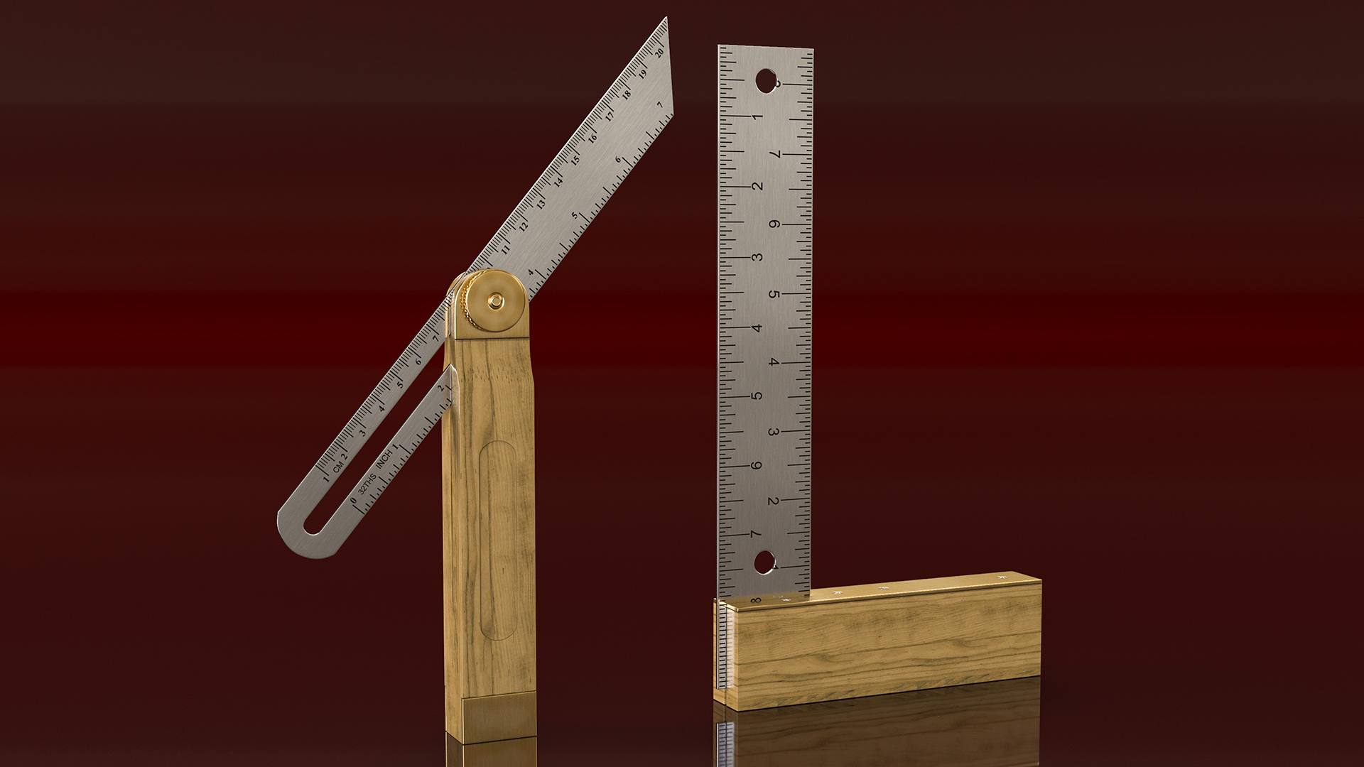 Carpentry Squares Generic Set 3D model