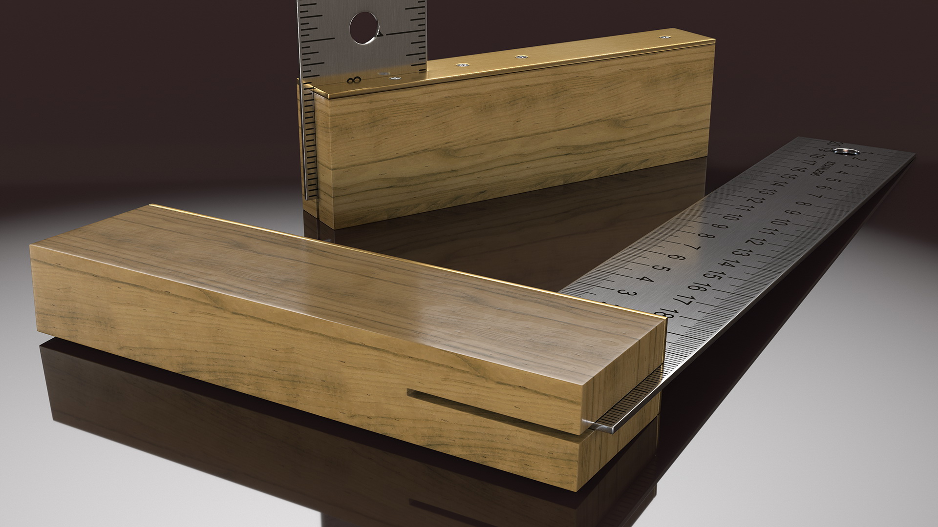 Carpentry Squares Generic Set 3D model