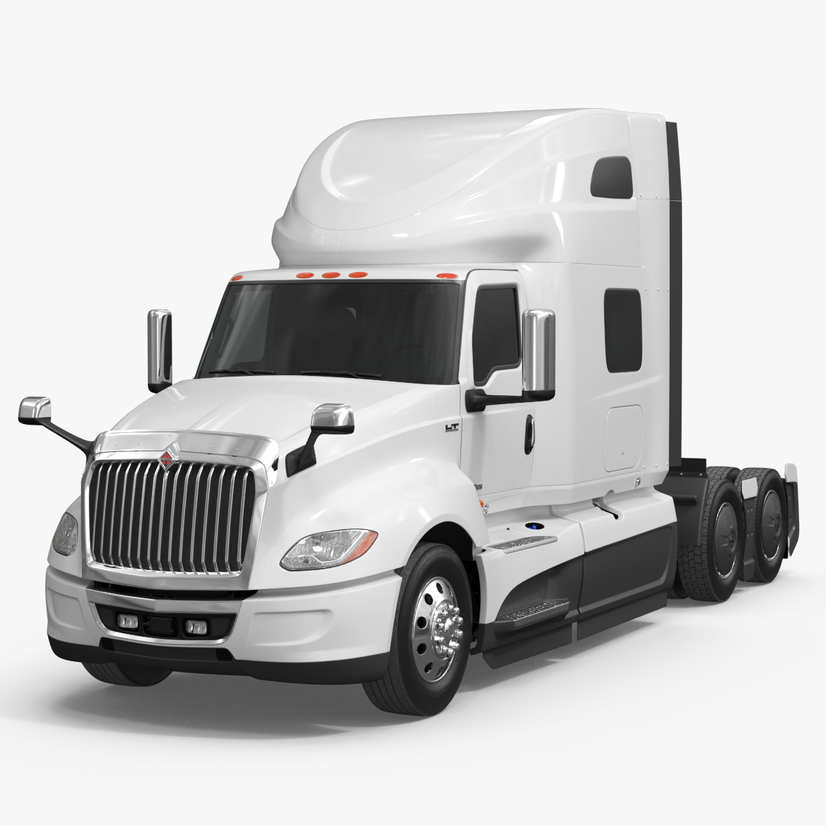 International LT625 Truck Basic Interior 3D model preview