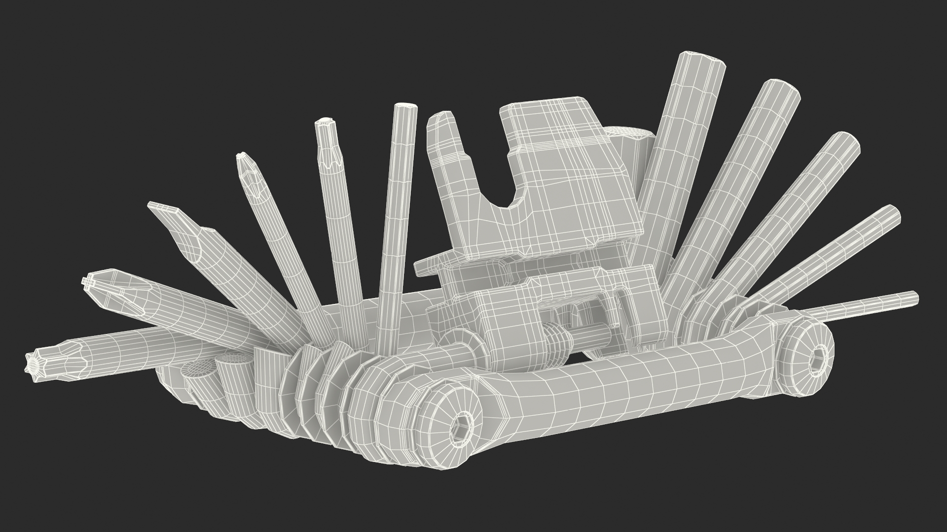 Bike Multi Tool Kit 3D model