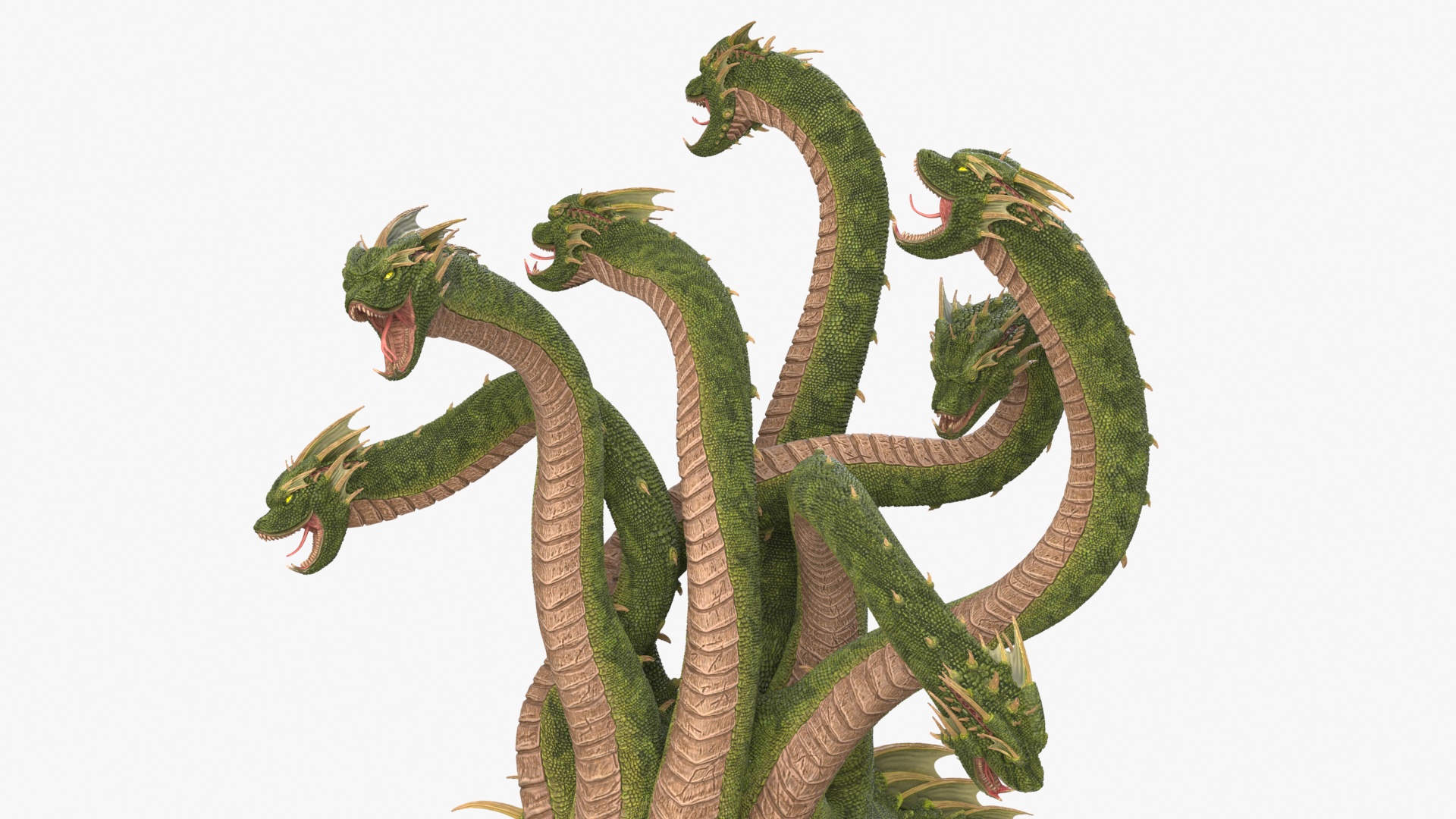 3D Lernaean Hydra Attack Pose