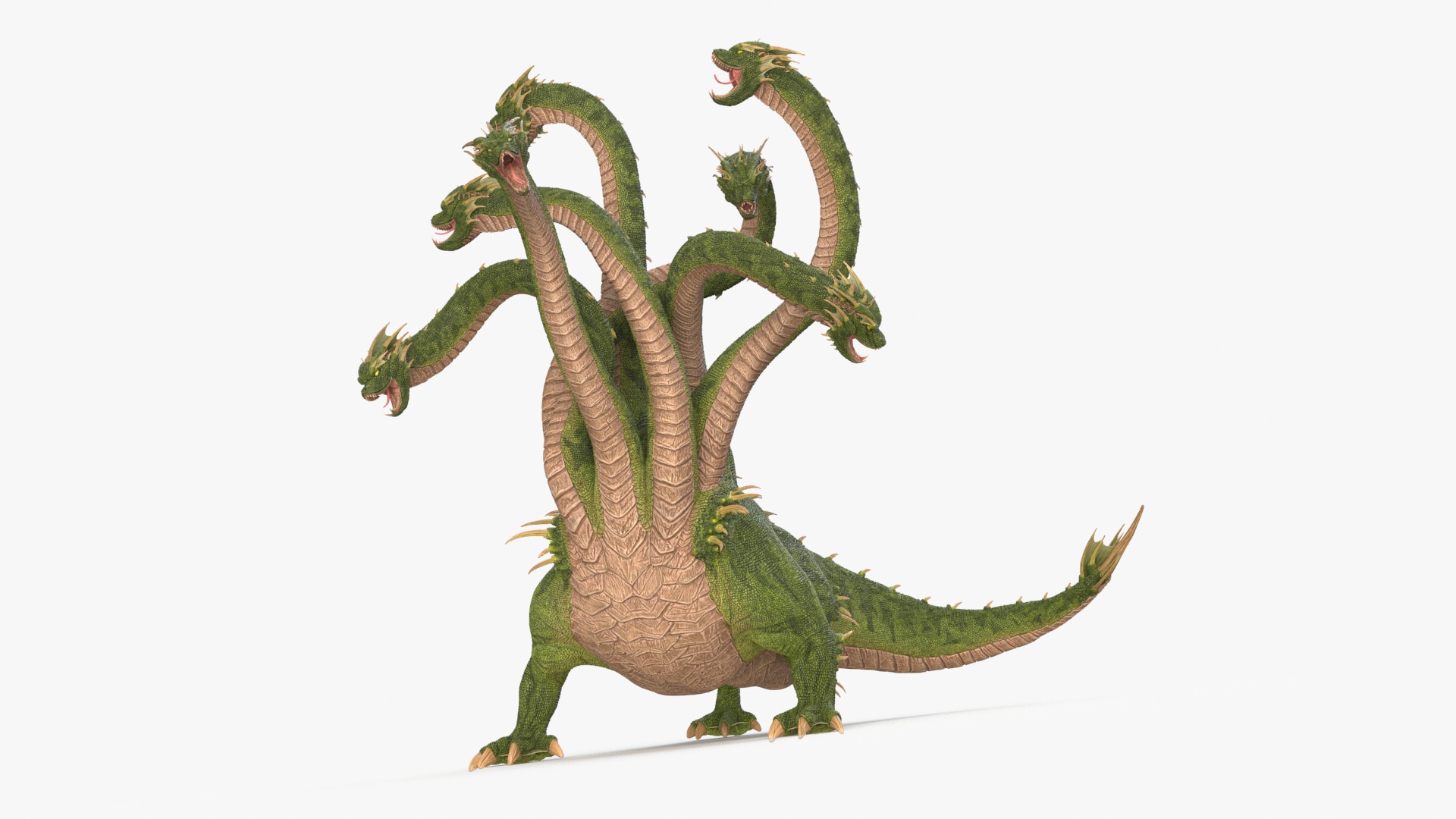 3D Lernaean Hydra Attack Pose