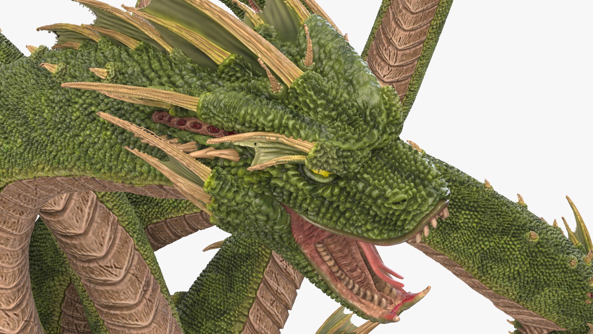 3D Lernaean Hydra Attack Pose