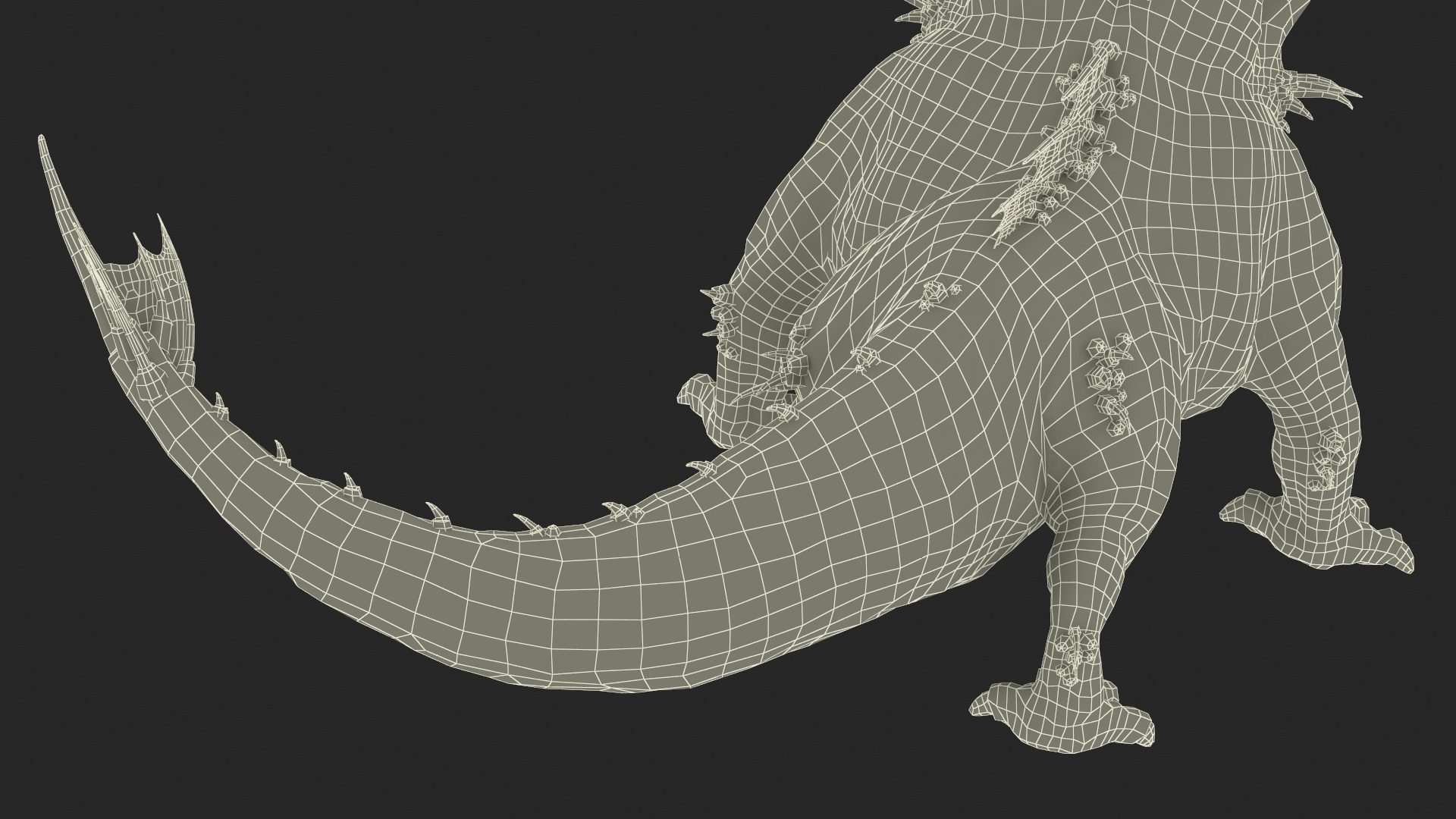 3D Lernaean Hydra Attack Pose