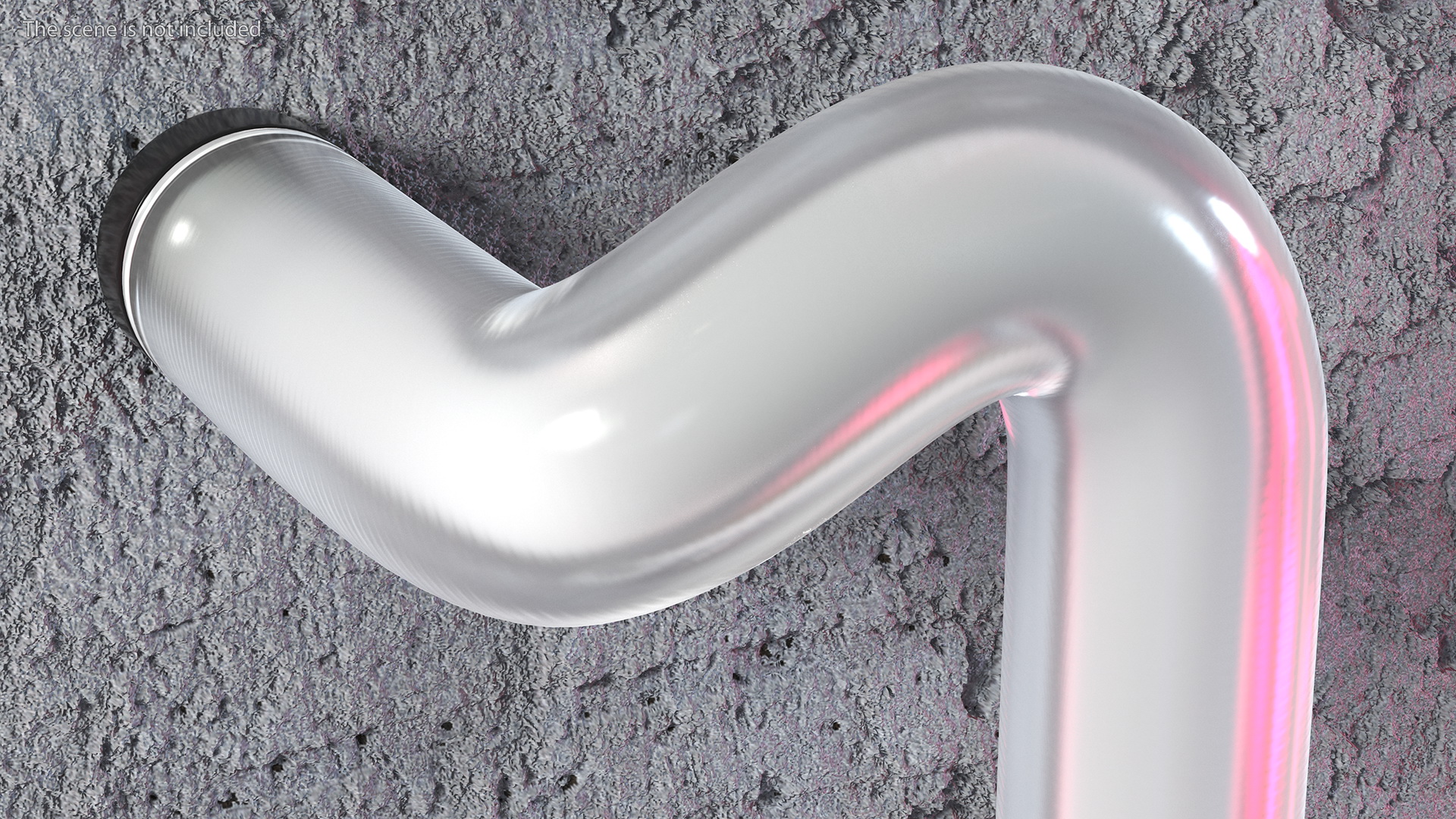 Neon Tube Light Number 1 3D model