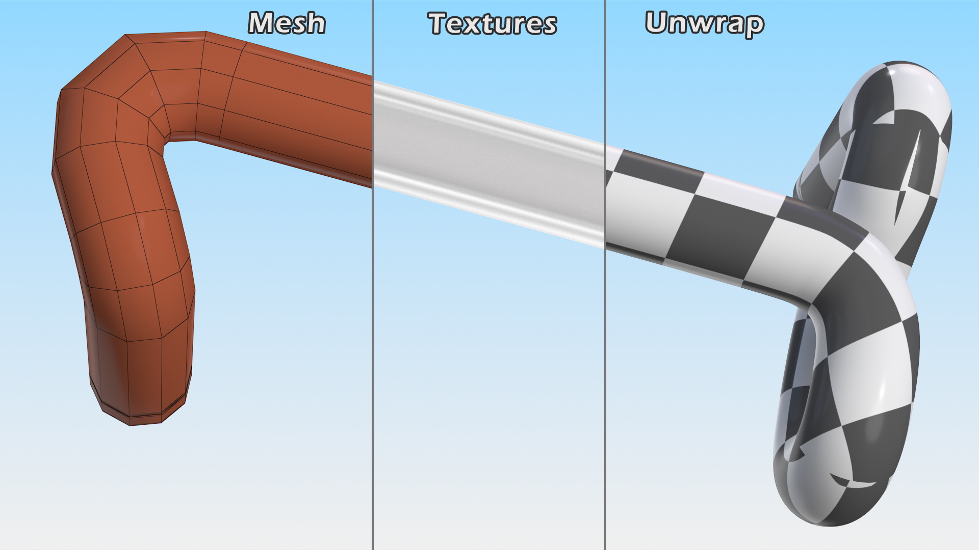 Neon Tube Light Number 1 3D model
