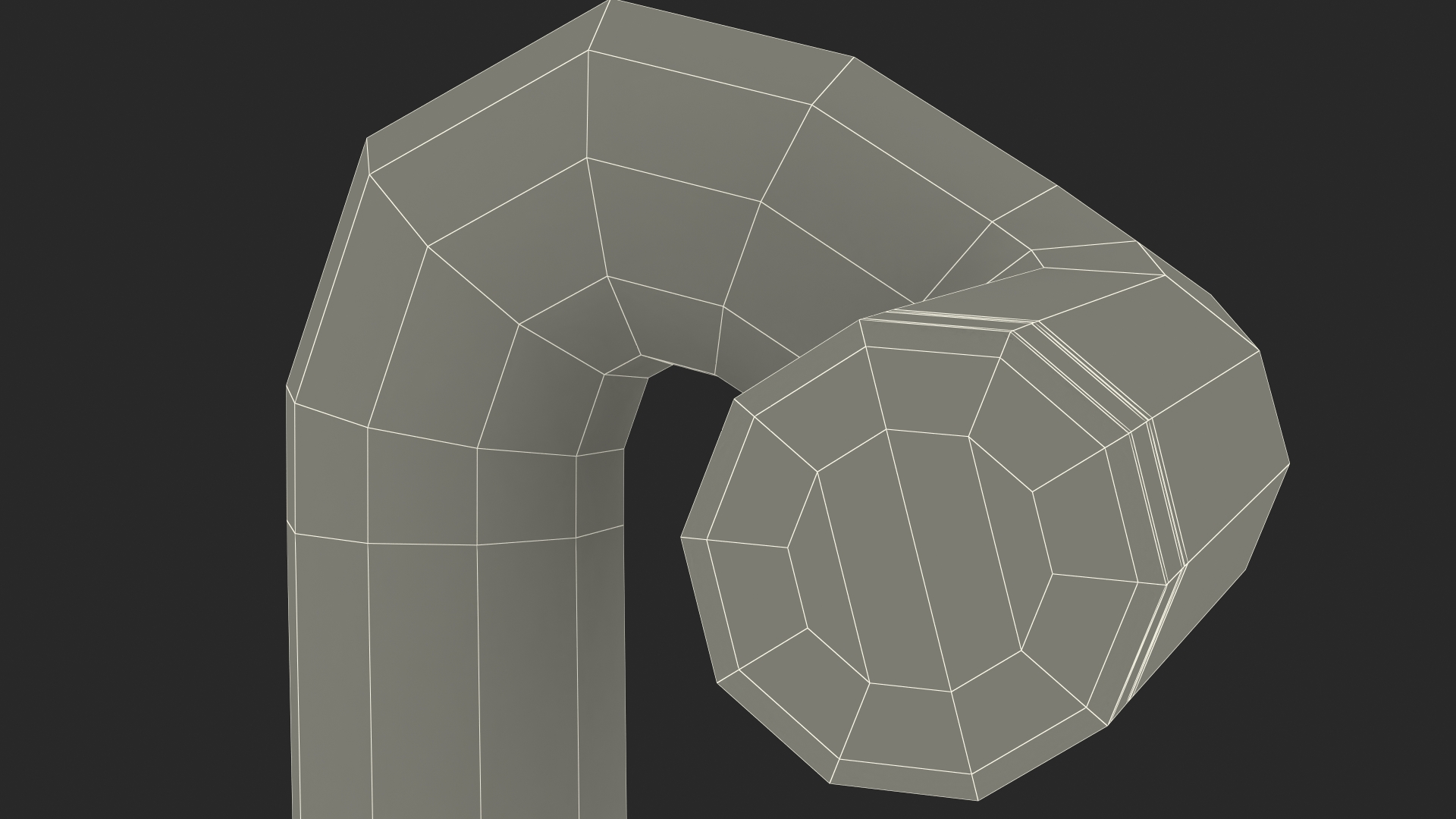 Neon Tube Light Number 1 3D model