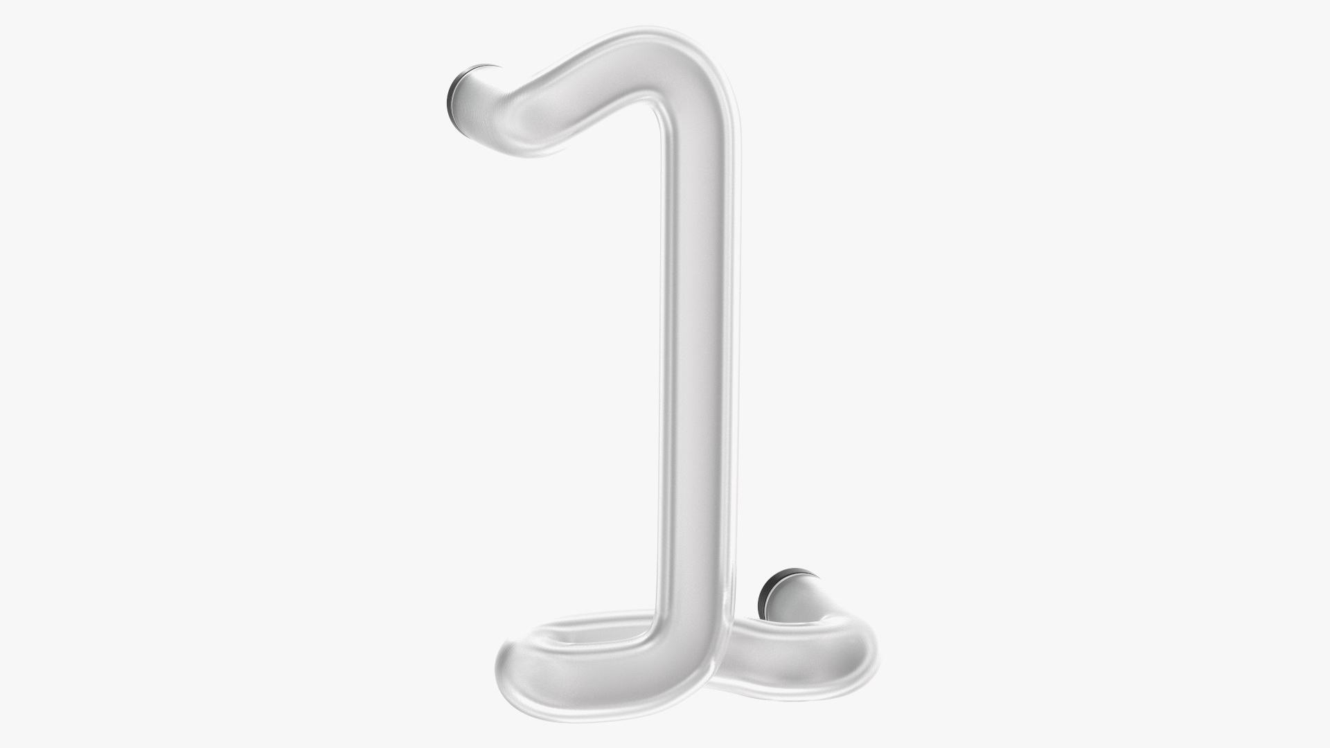Neon Tube Light Number 1 3D model