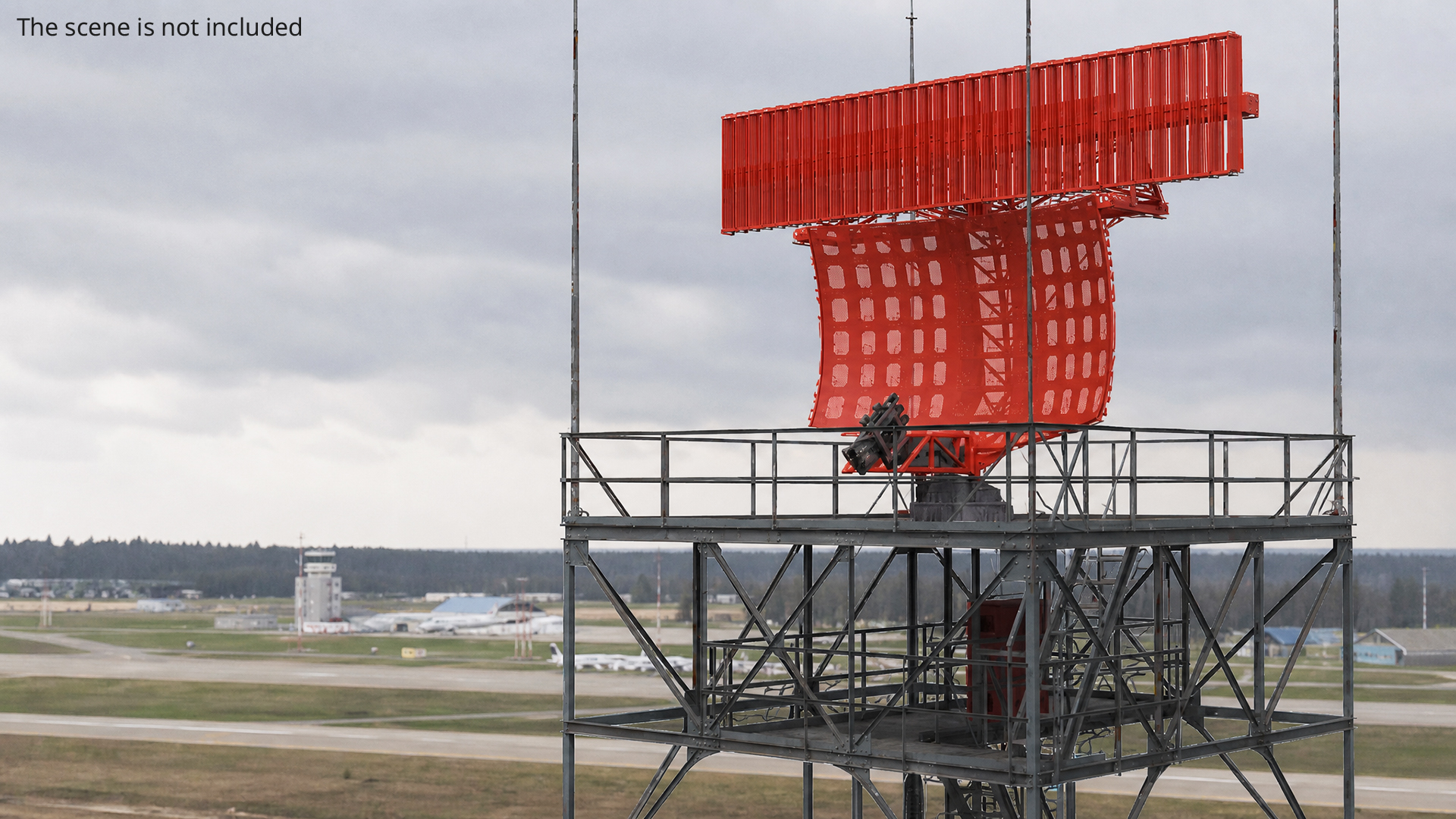 Airport Surveillance Radar Tower, view 2