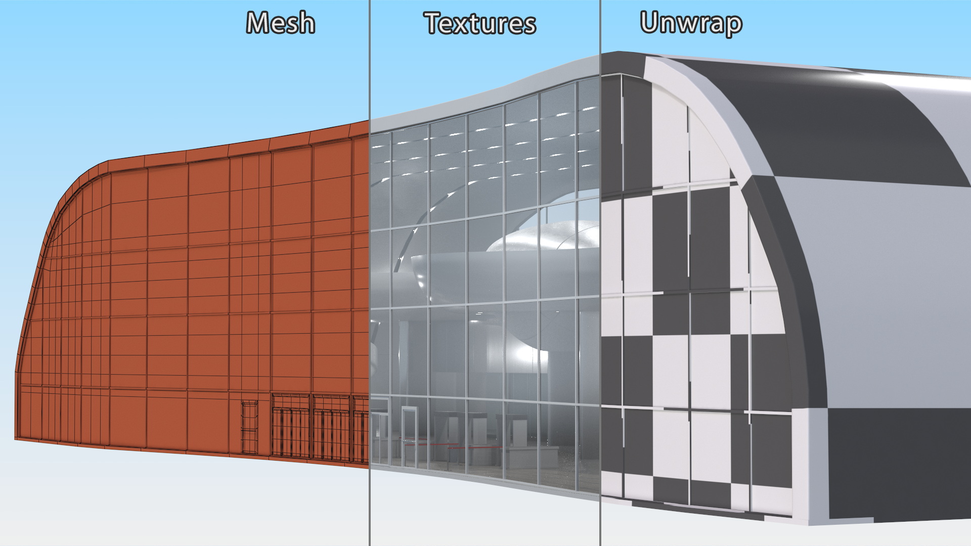 3D Futuristic Lobby