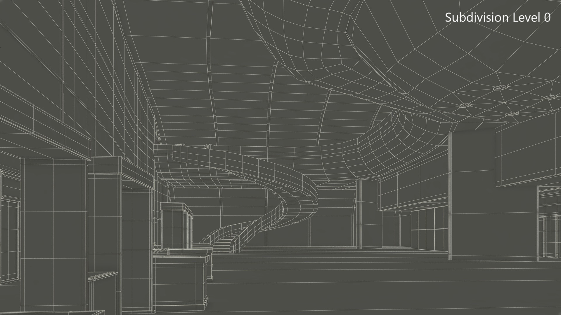 3D Futuristic Lobby