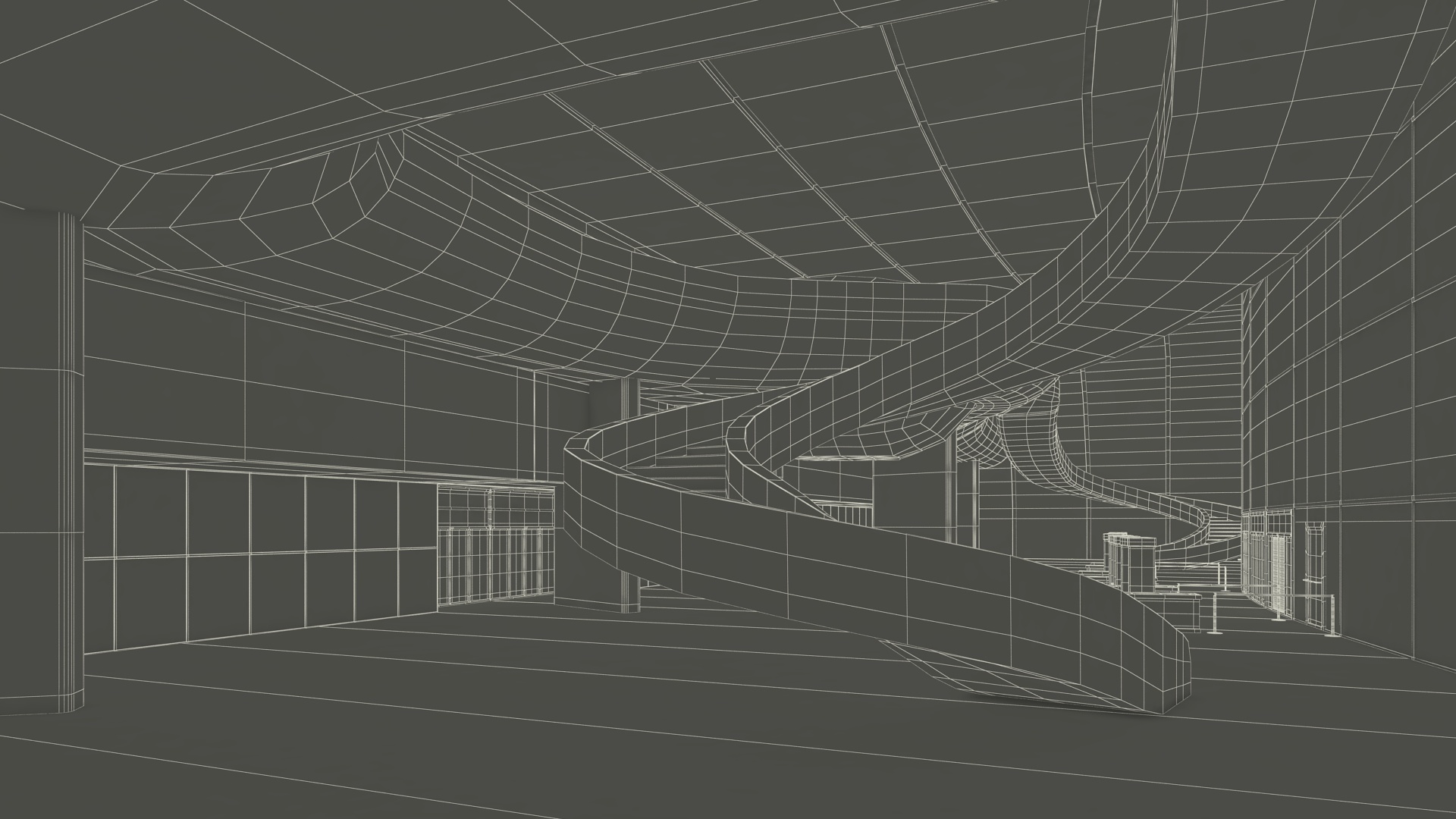 3D Futuristic Lobby