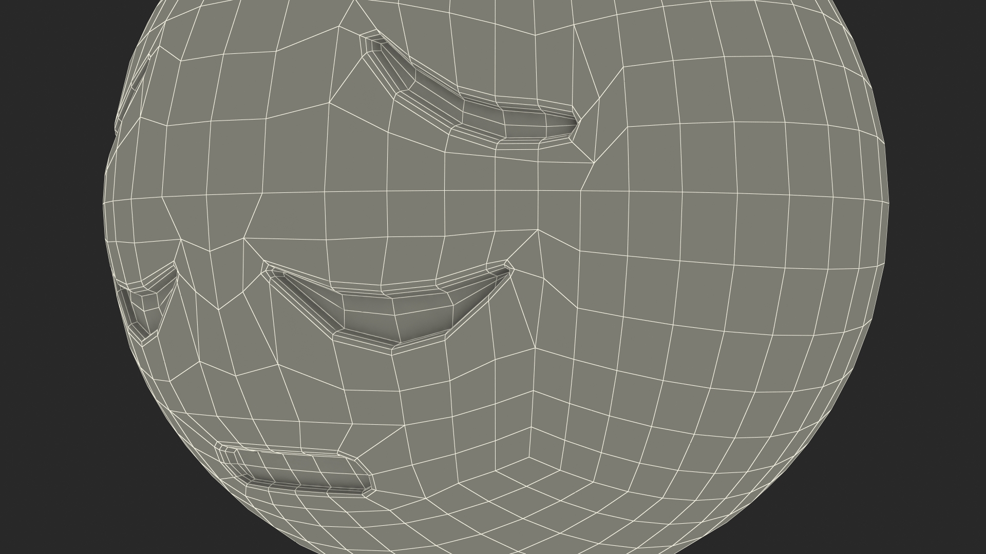Sad Pensive Face Emoji 3D