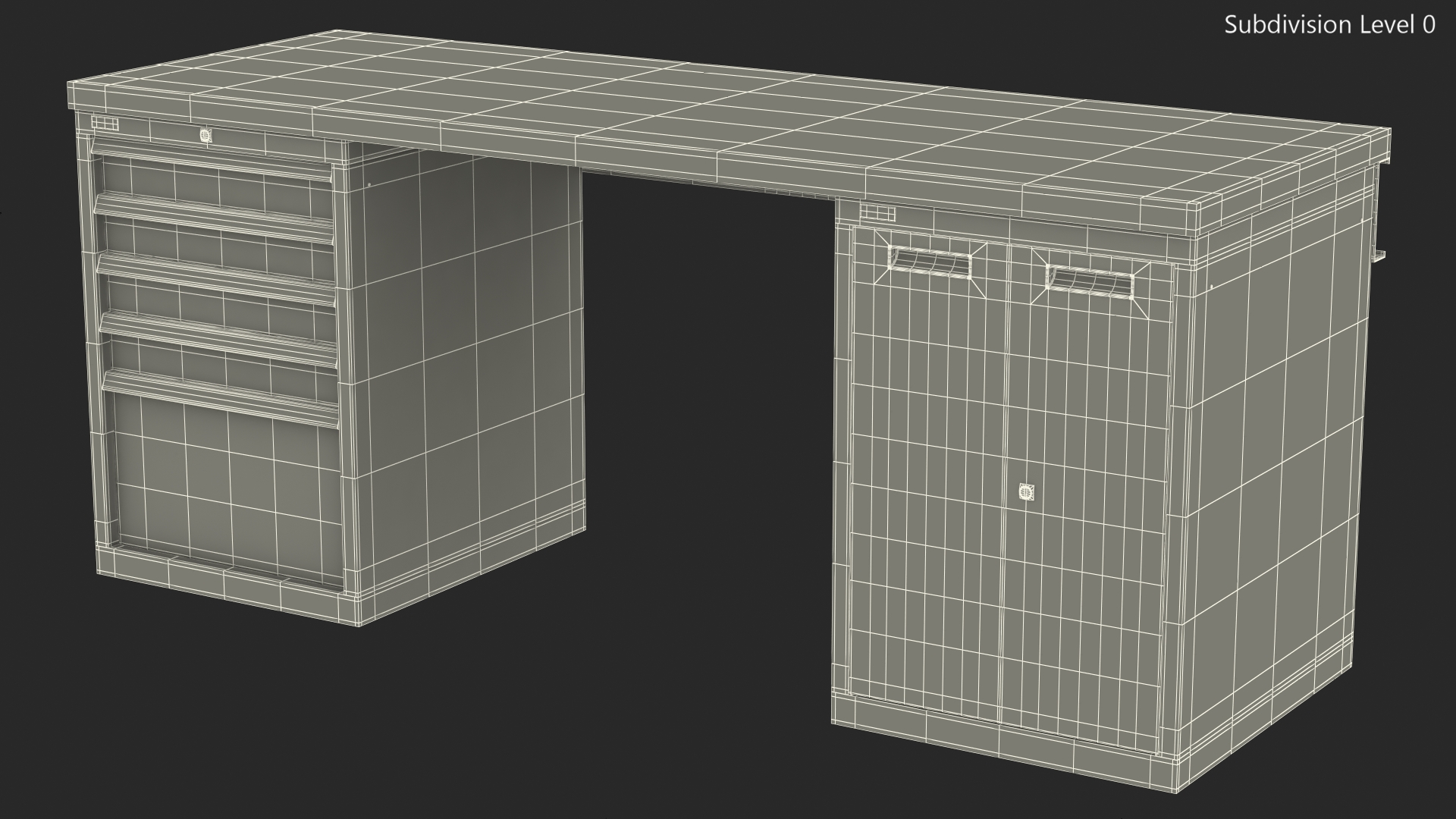 3D model Heavy Duty Workbench