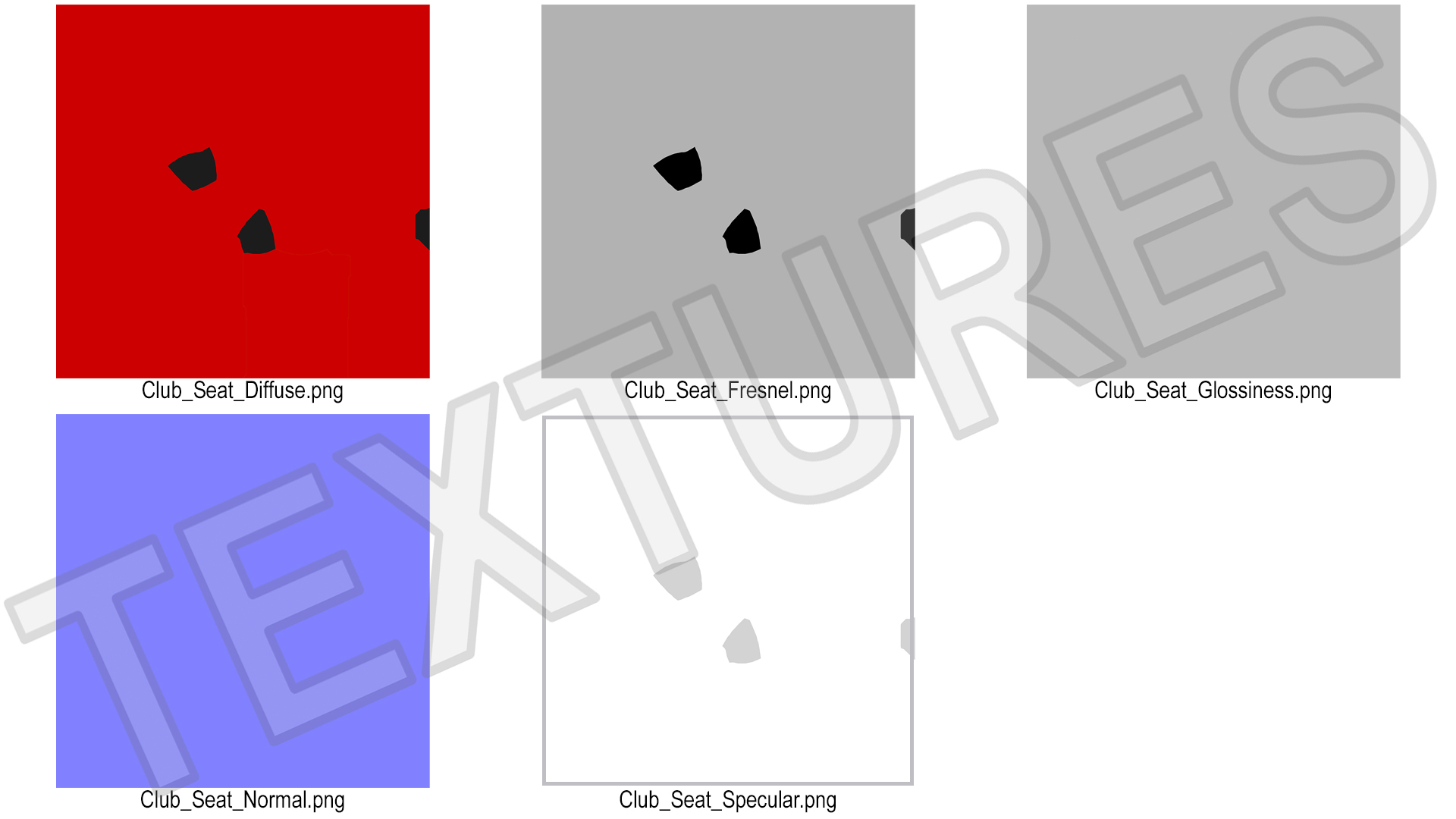 Club Seat 3D model