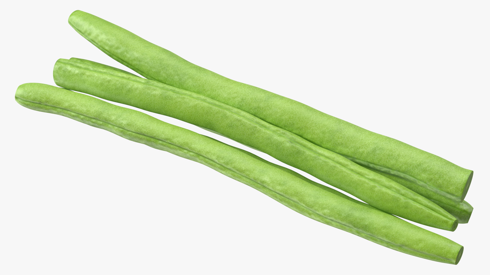 3D French Beans Cut