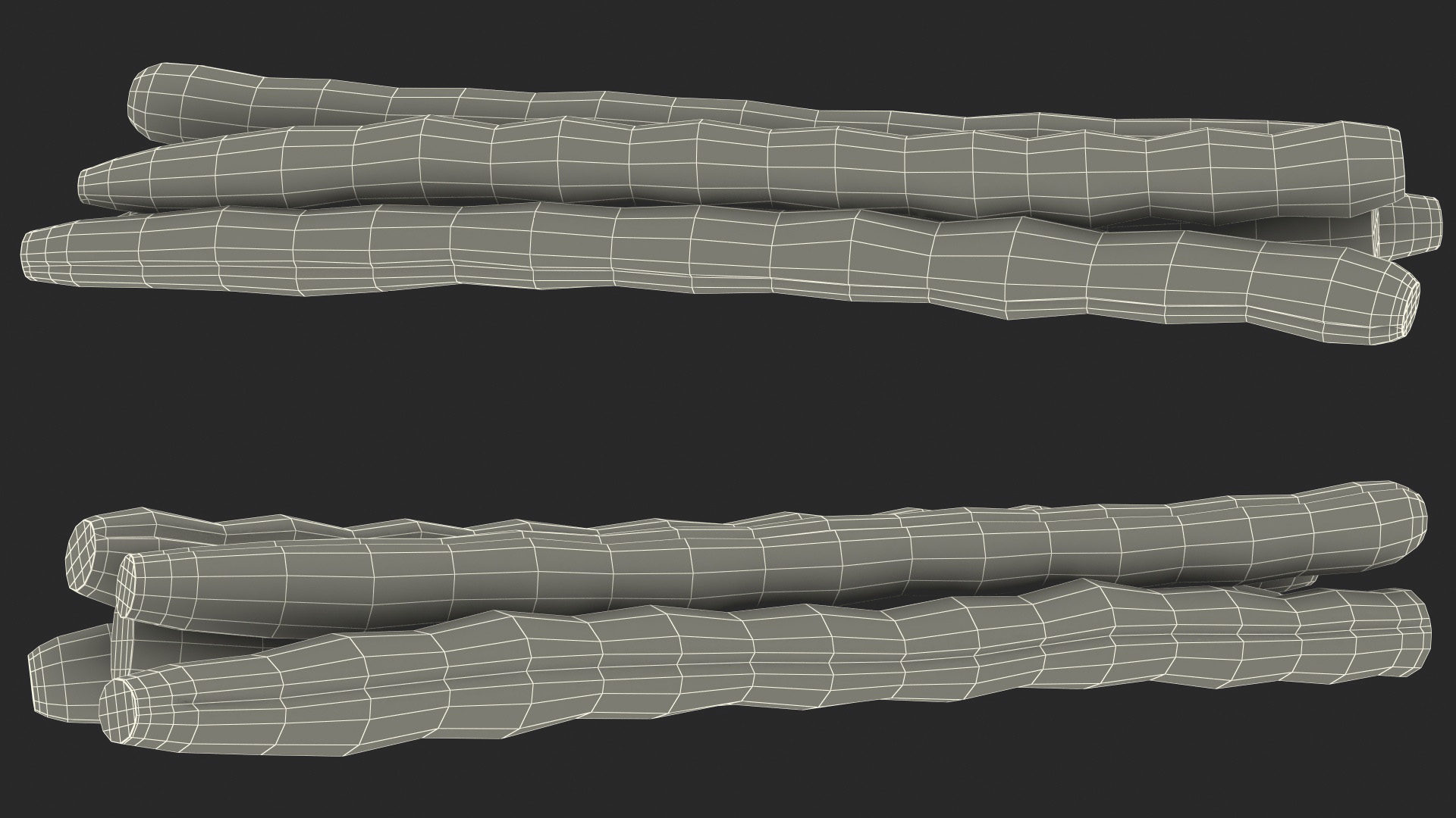 3D French Beans Cut