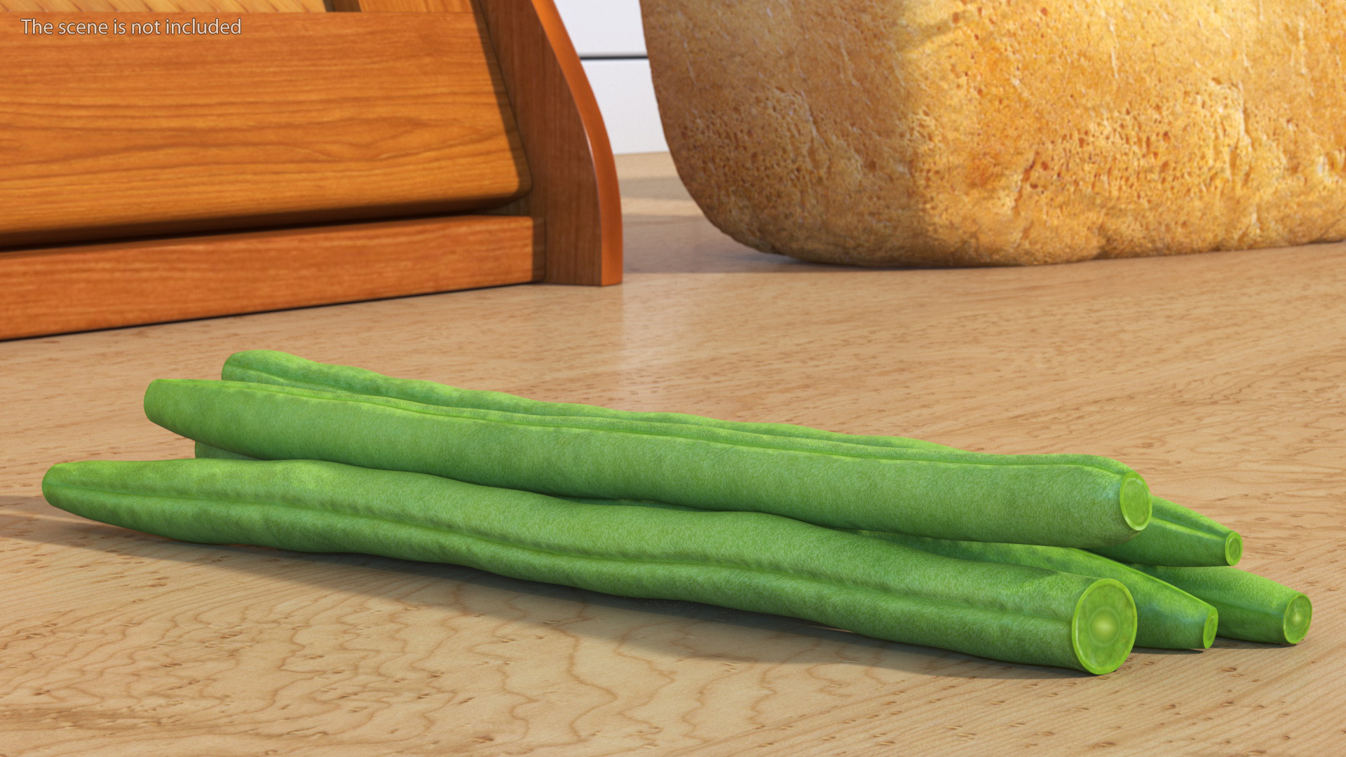 3D French Beans Cut