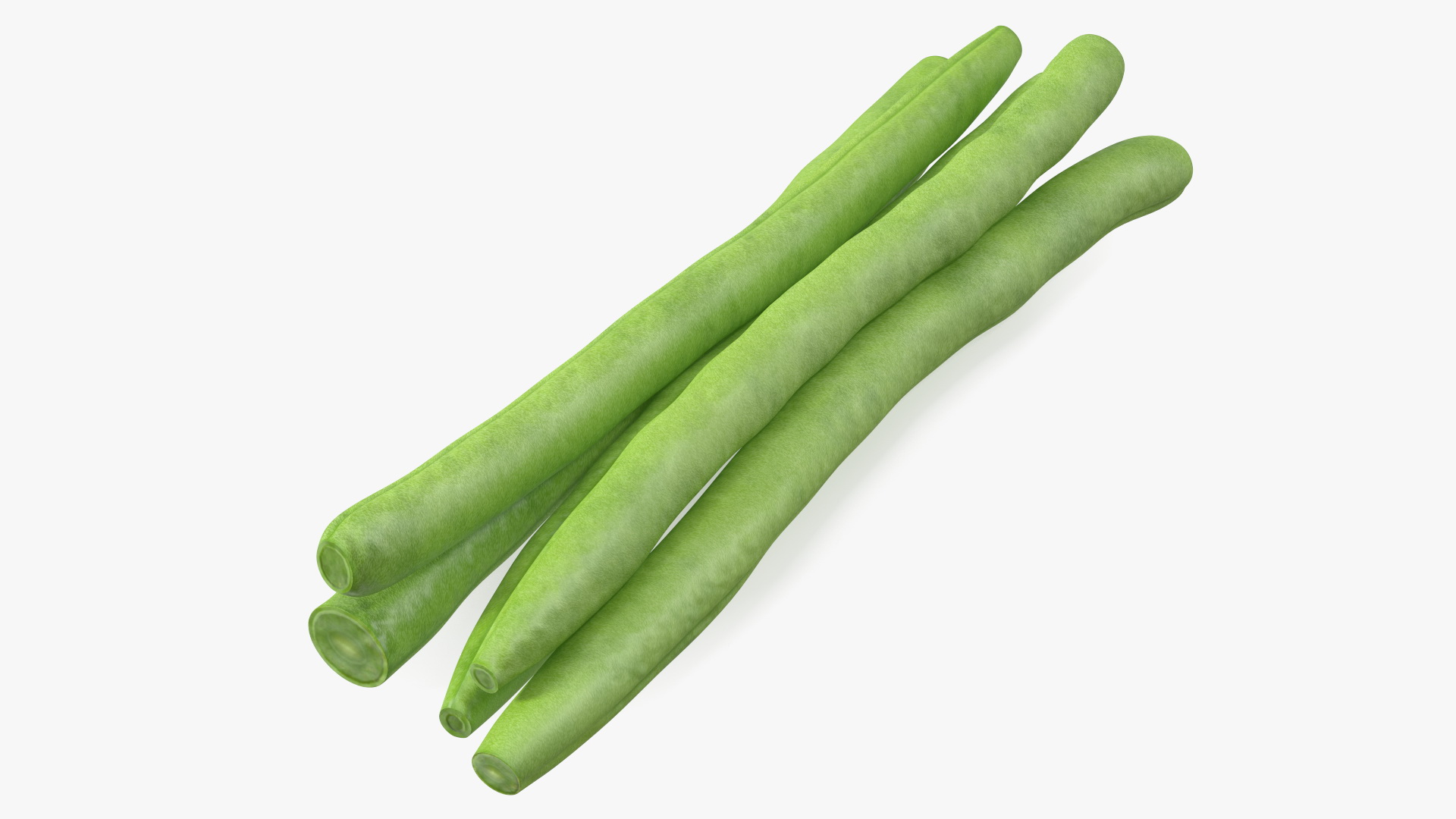 3D French Beans Cut