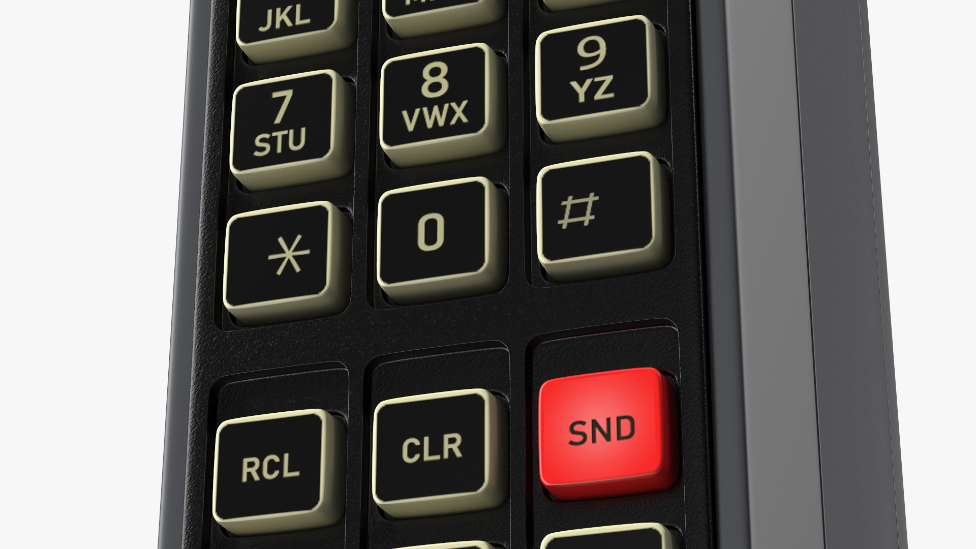 Vintage Analogue Cell Phone 3D