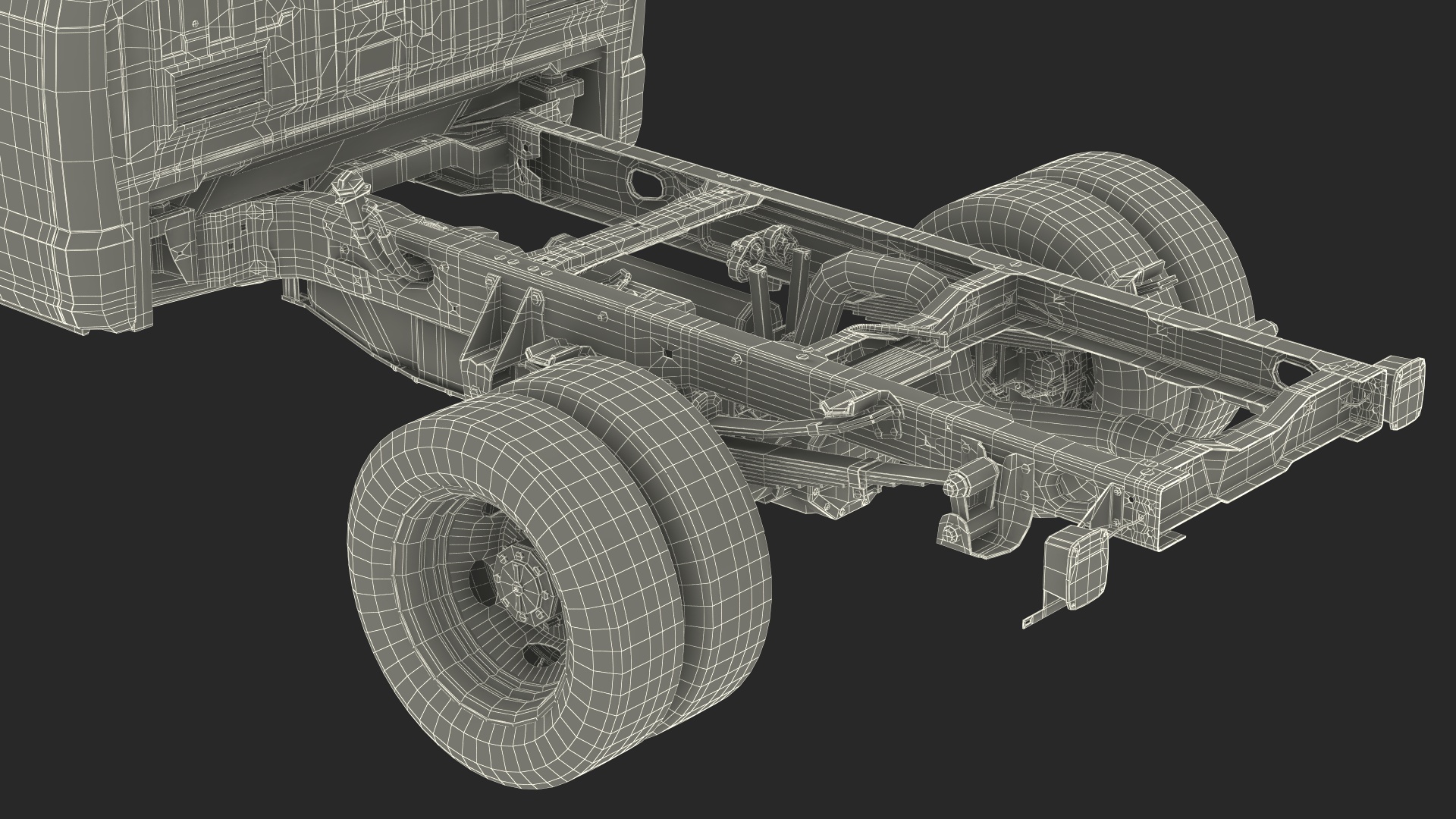 New 2023 Ford Chassis Cab F550 Red 3D model