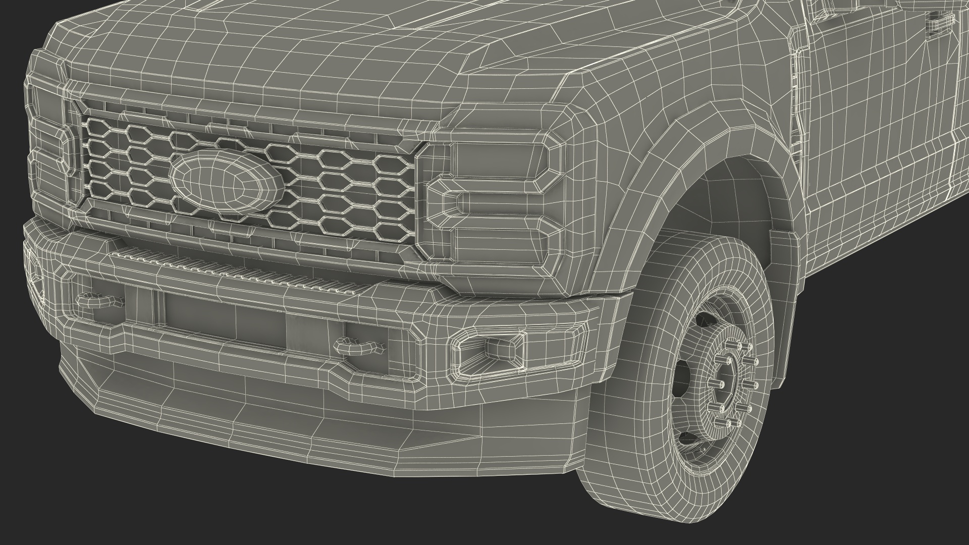 New 2023 Ford Chassis Cab F550 Red 3D model