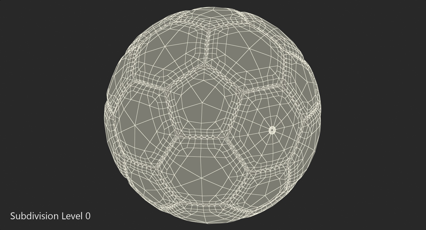 Leather Soccer Ball 3D model
