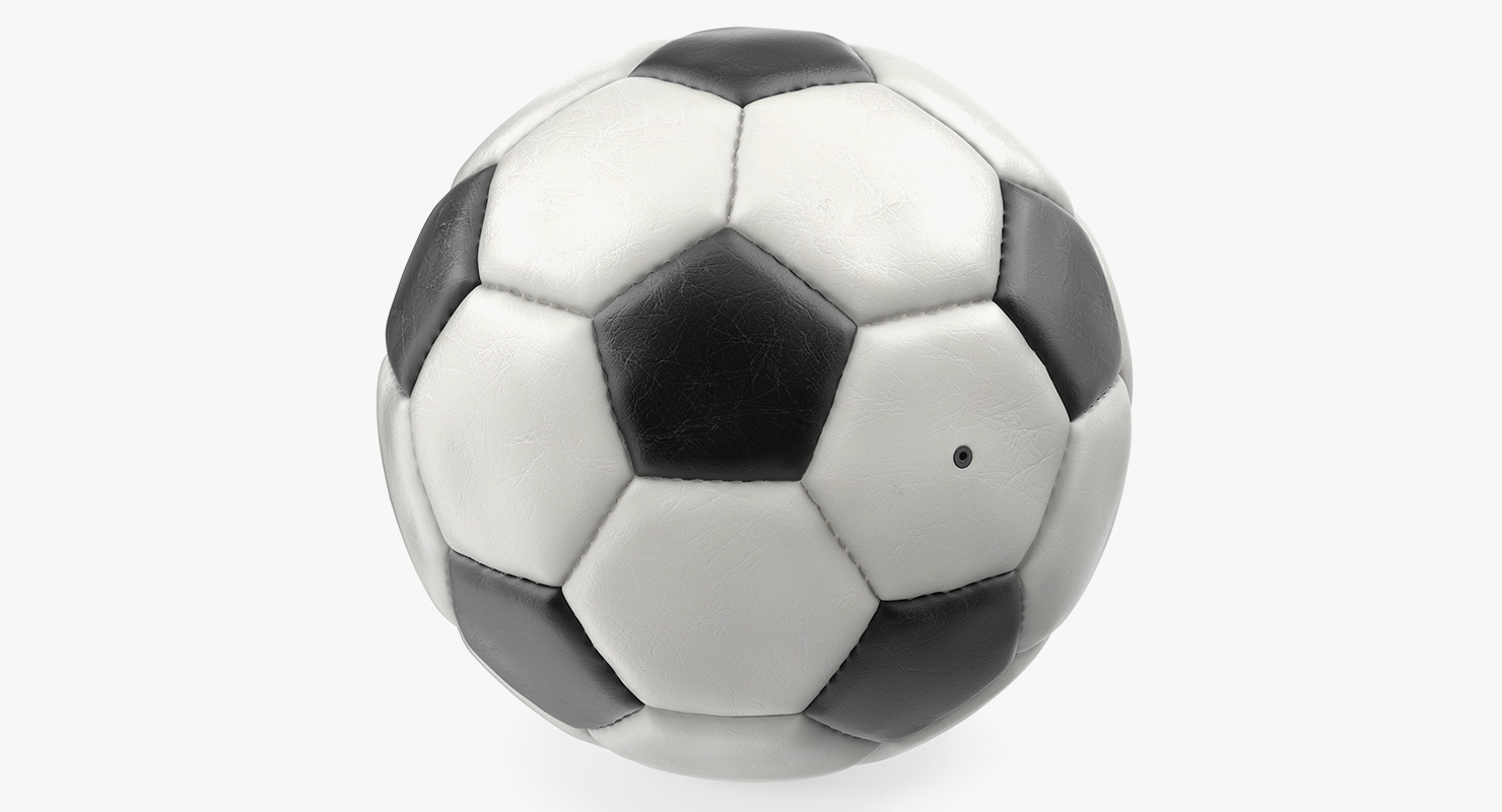 Leather Soccer Ball 3D model