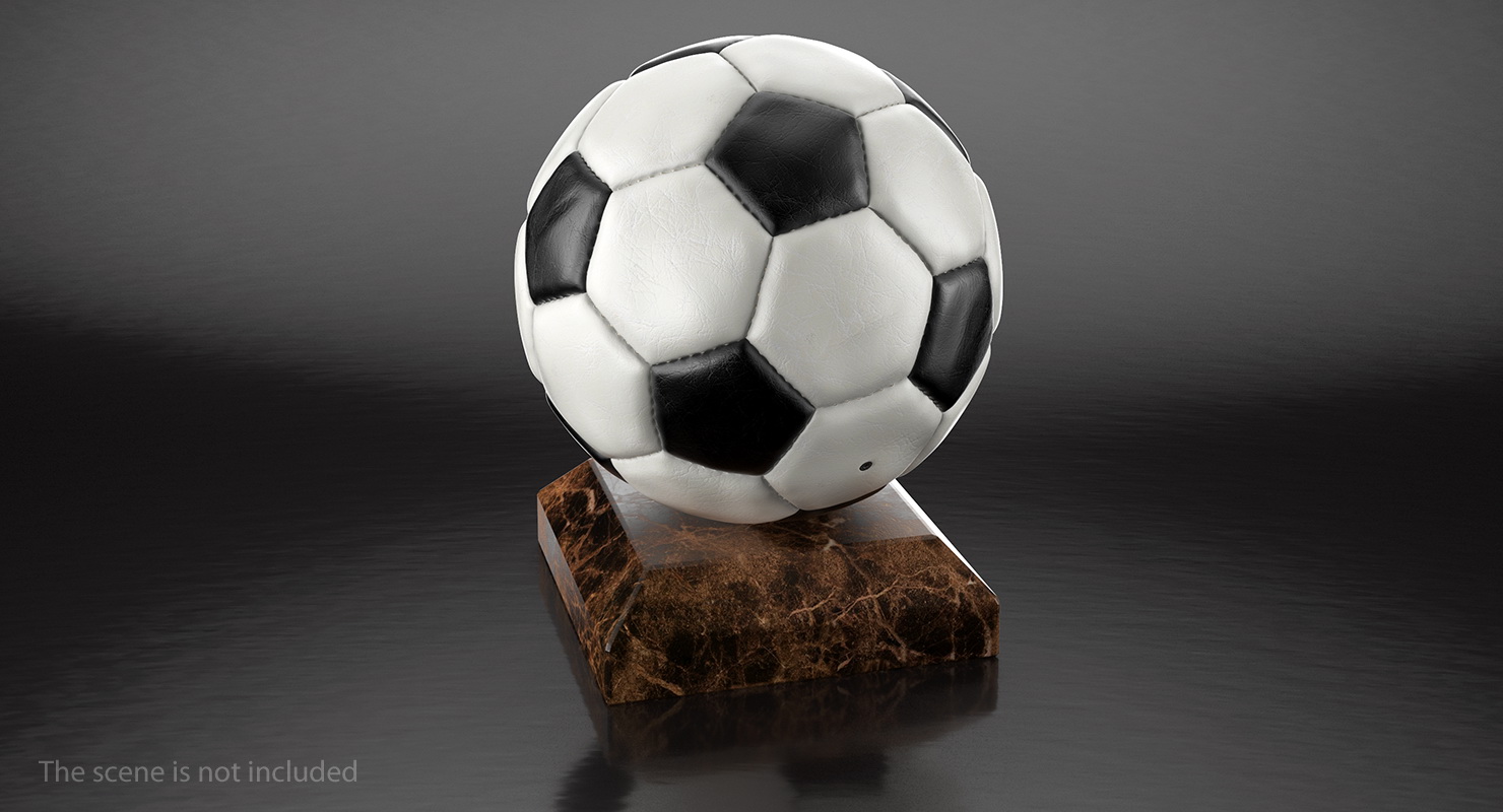 Leather Soccer Ball 3D model