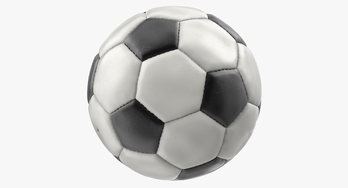 Leather Soccer Ball 3D model