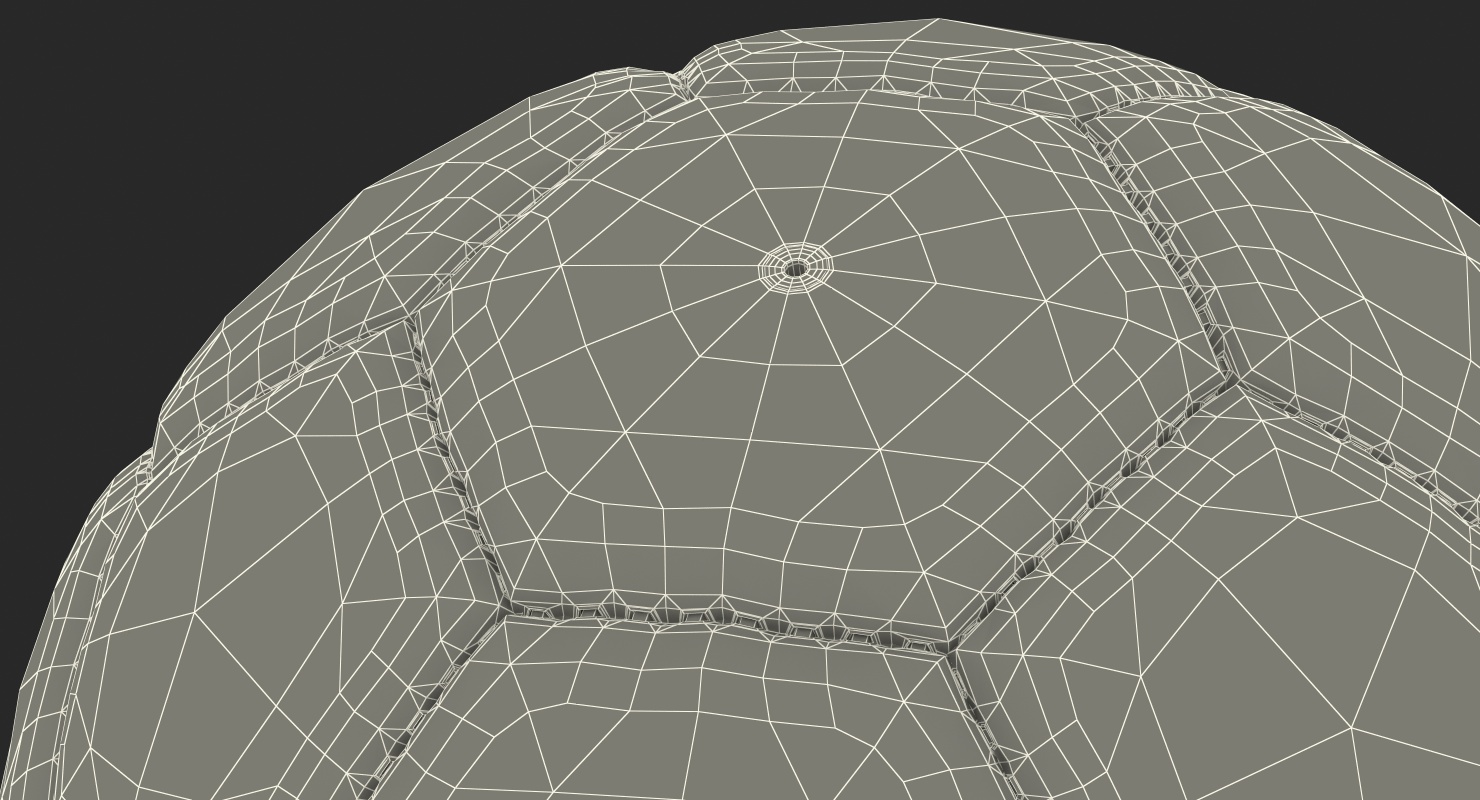 Leather Soccer Ball 3D model