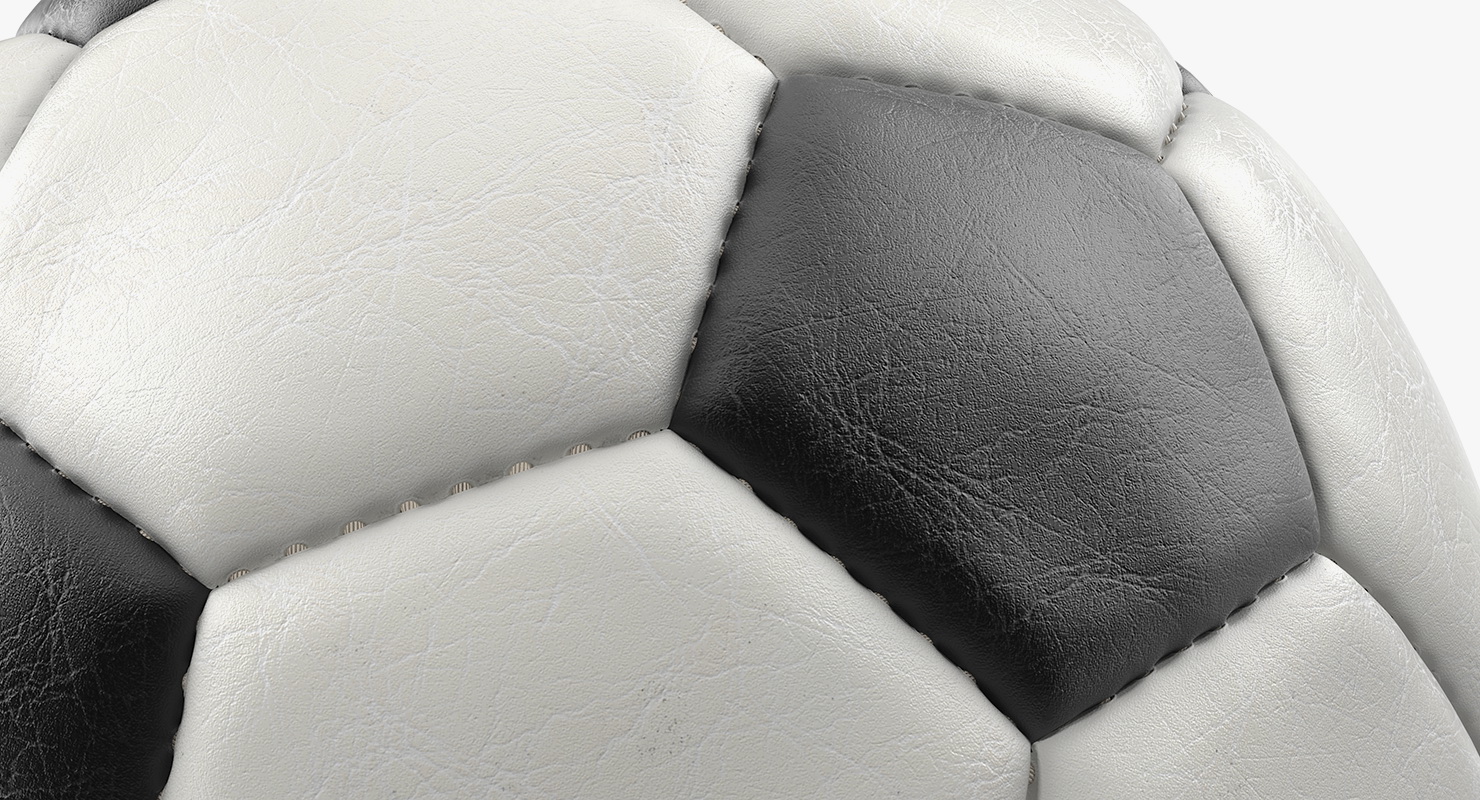 Leather Soccer Ball 3D model