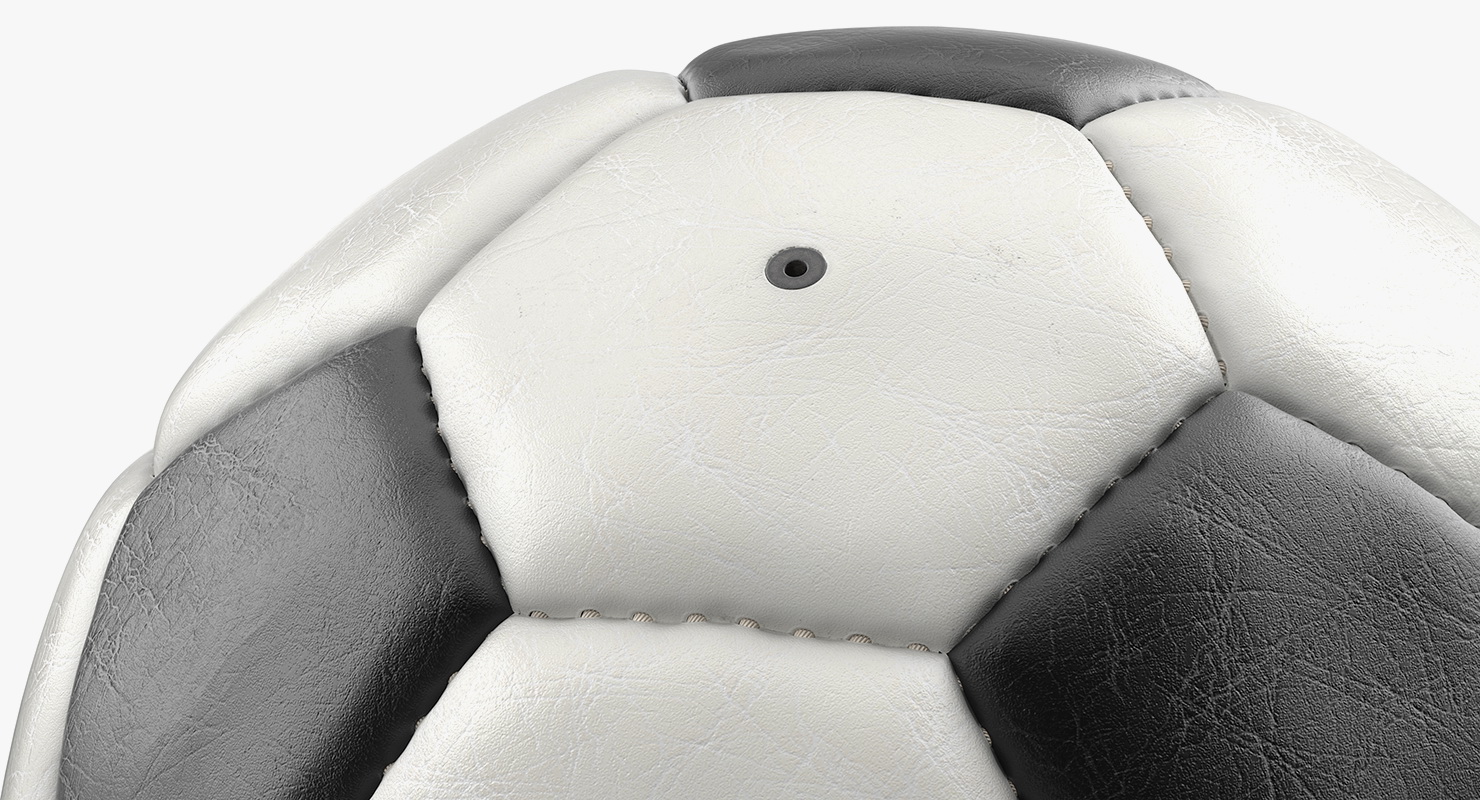 Leather Soccer Ball 3D model
