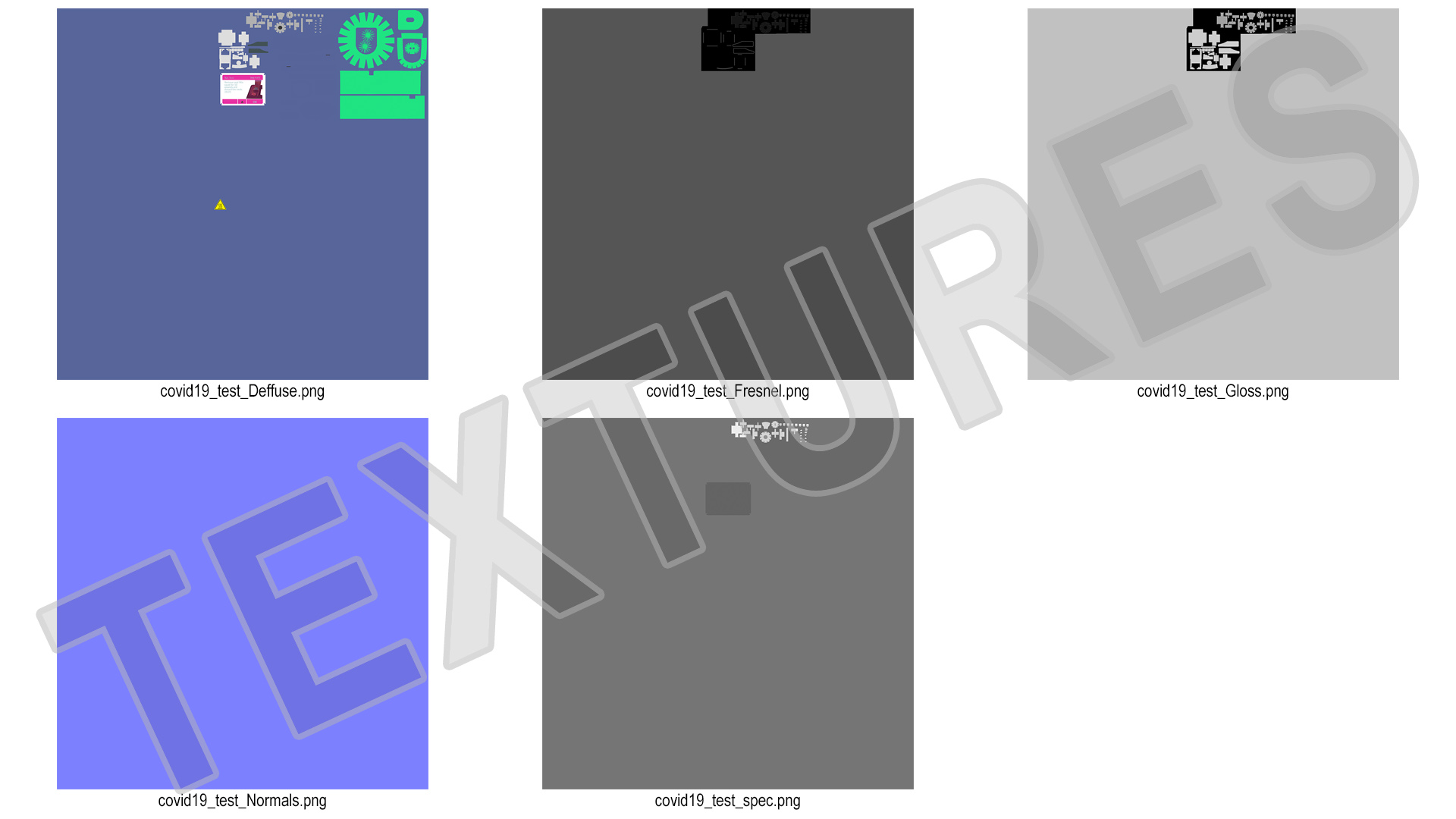 3D model COVID19 Sample Test Machine Conduct