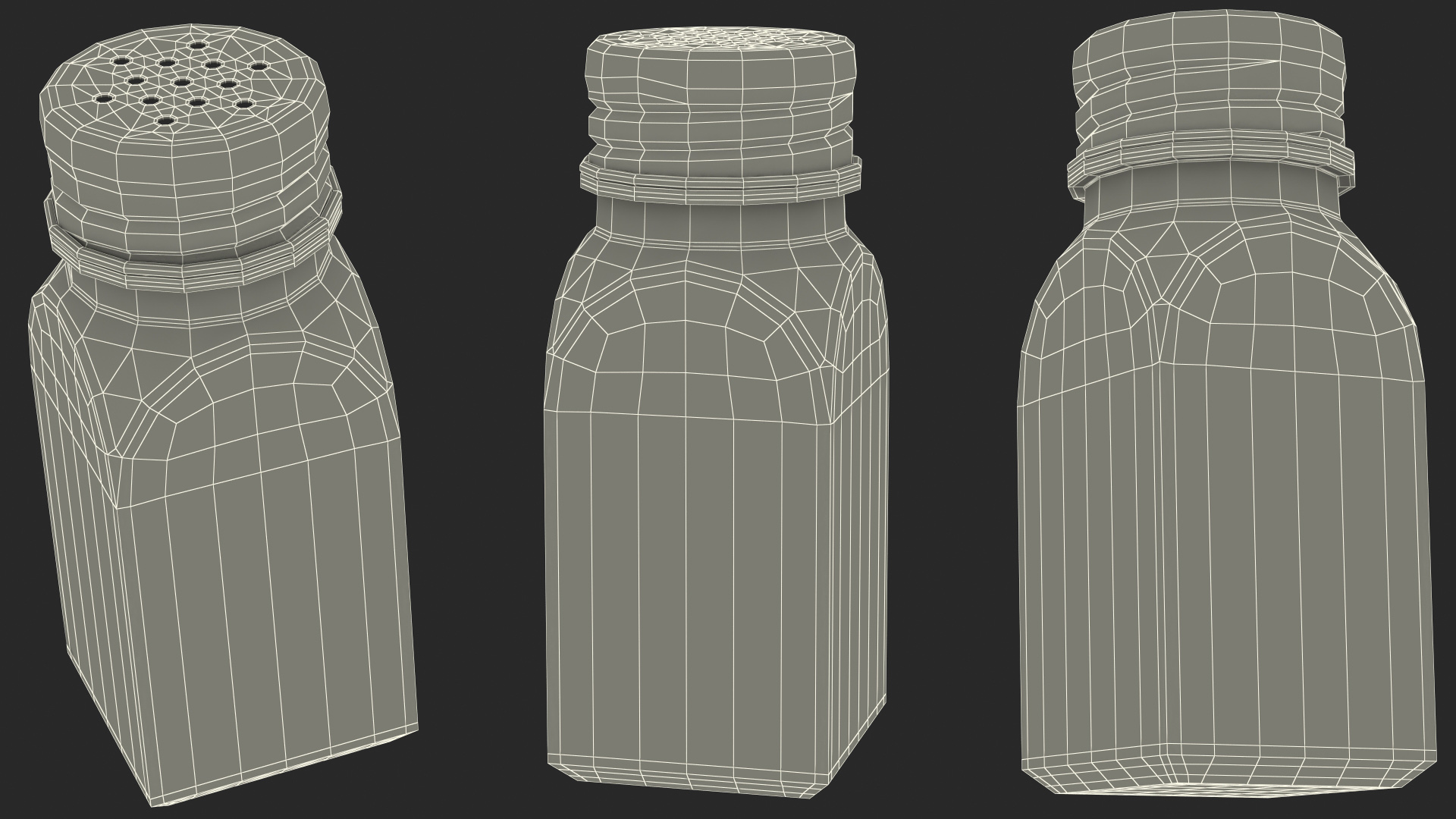 3D model Multipurpose Glass Shaker with Metal Lid