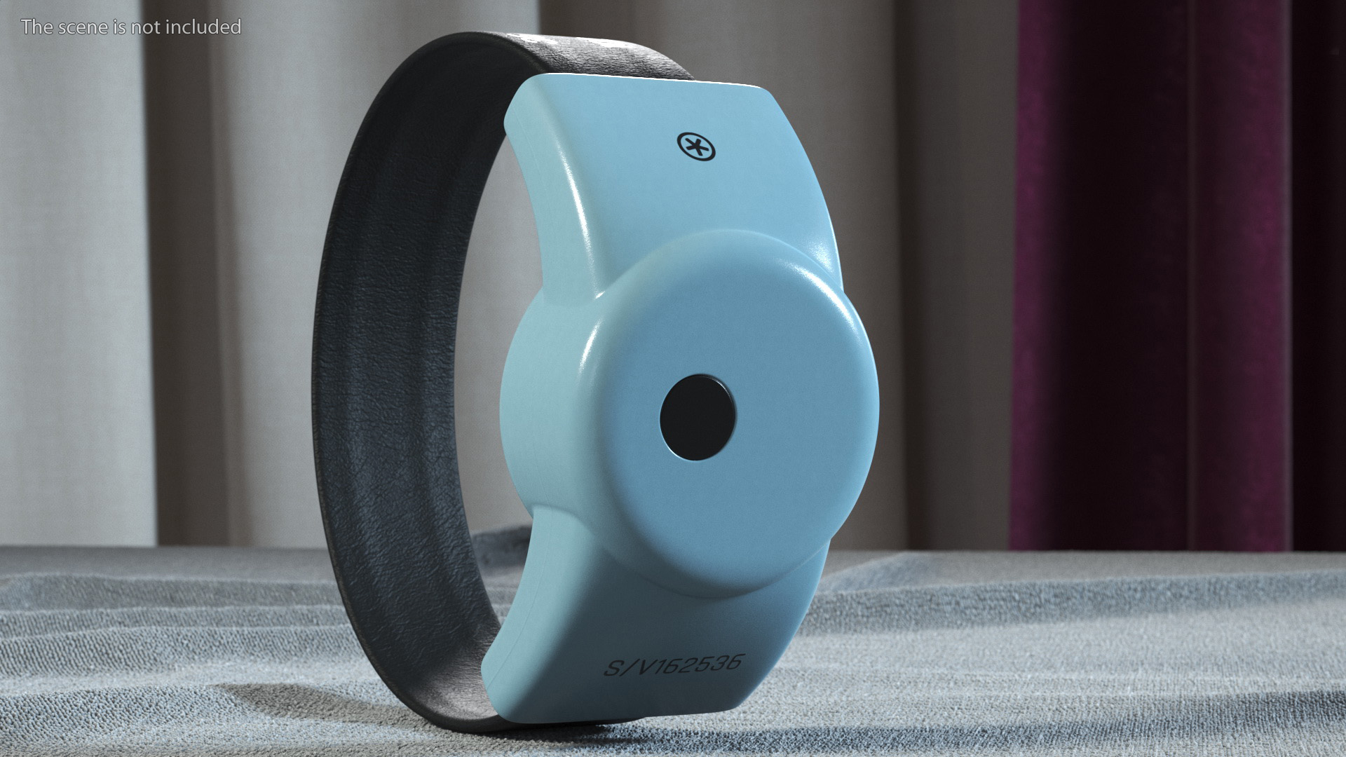 House Arrest Ankle Bracelet Blue 3D
