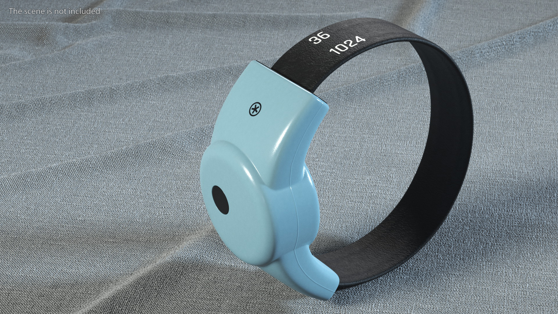 House Arrest Ankle Bracelet Blue 3D