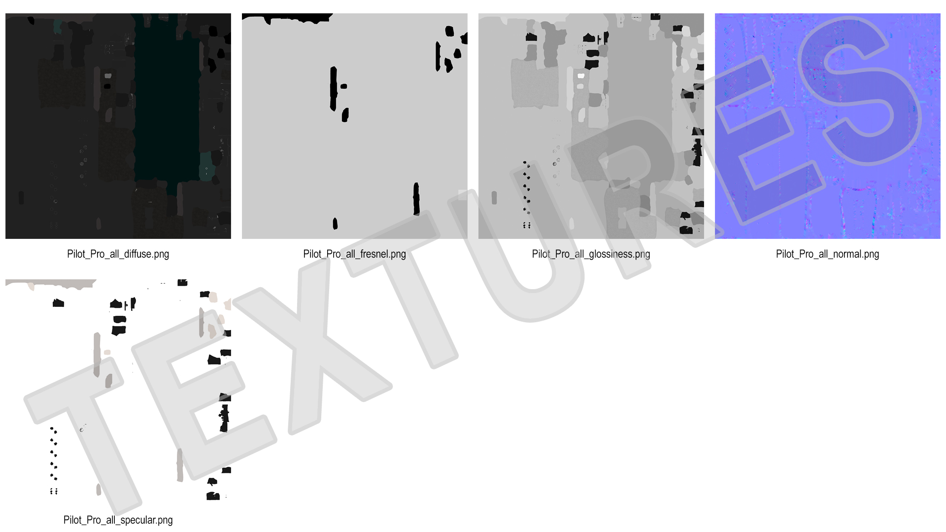 3D model Black Network Filter