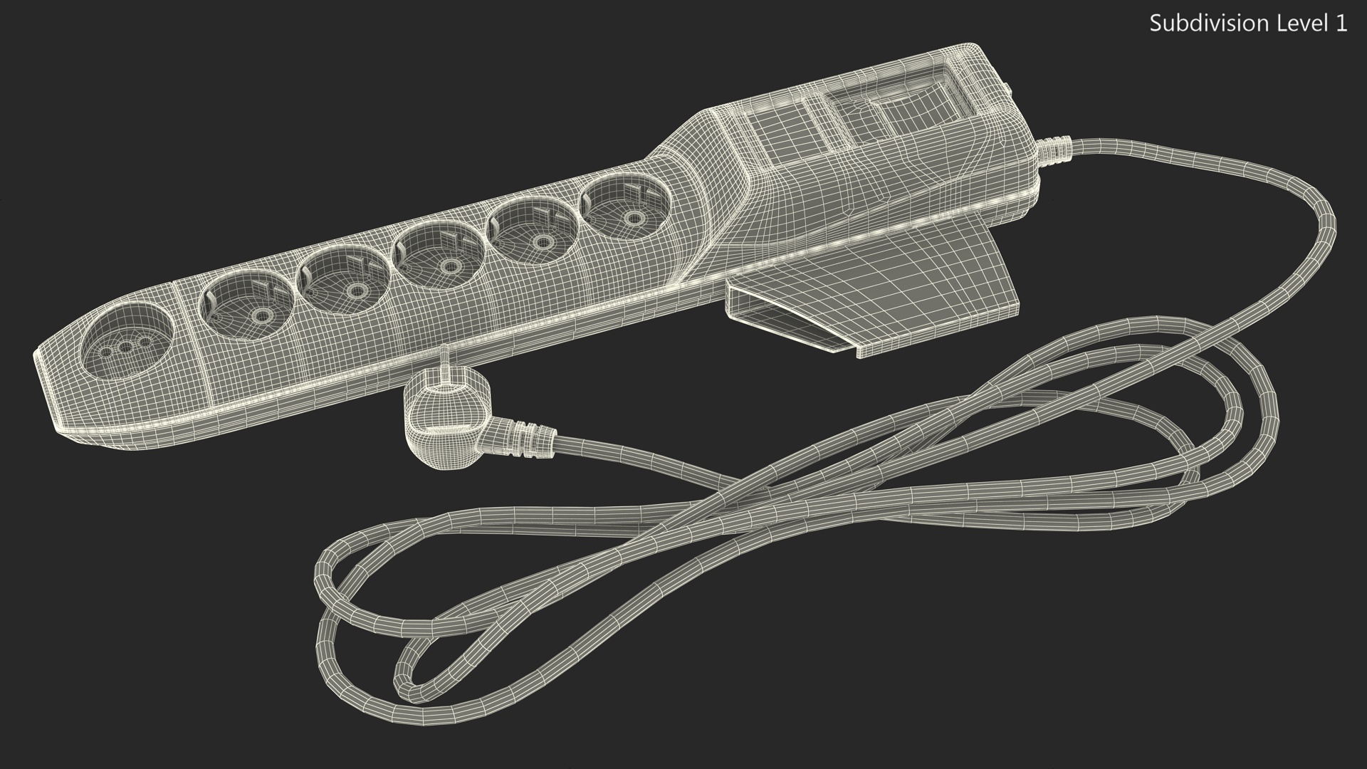 3D model Black Network Filter
