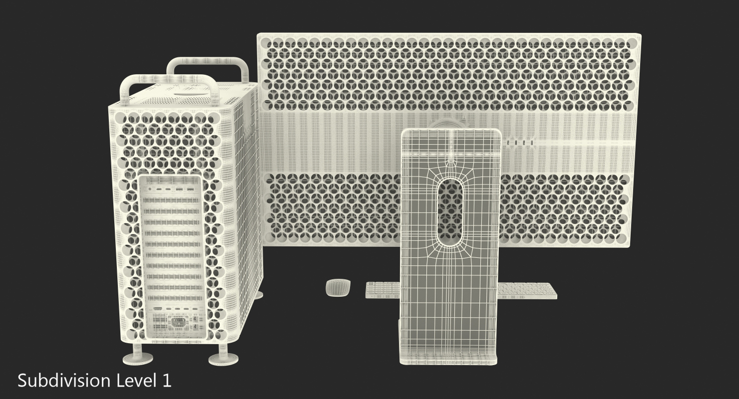3D Mac Pro 2019 Set
