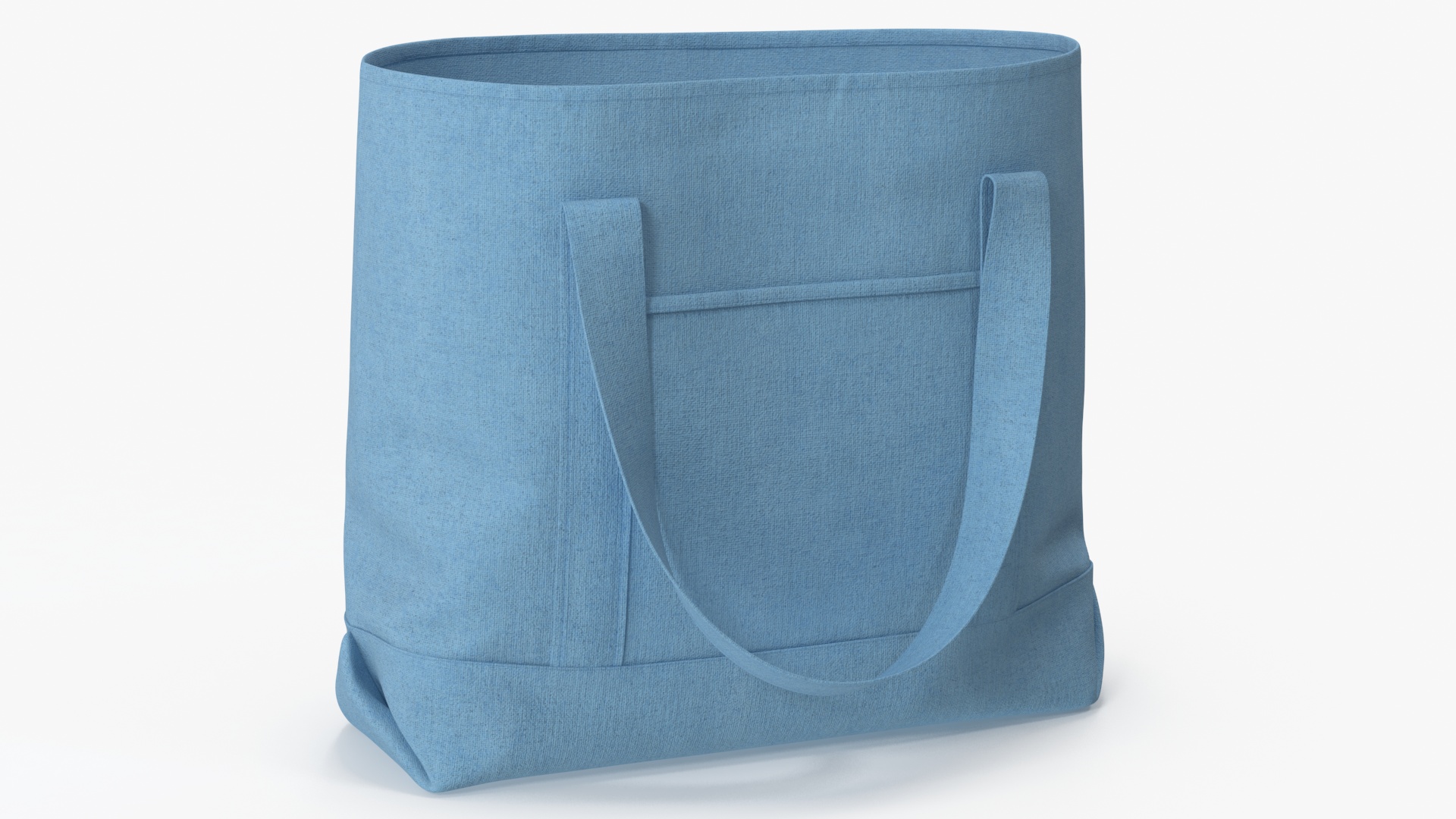 Eco Tote Bag Blue 3D