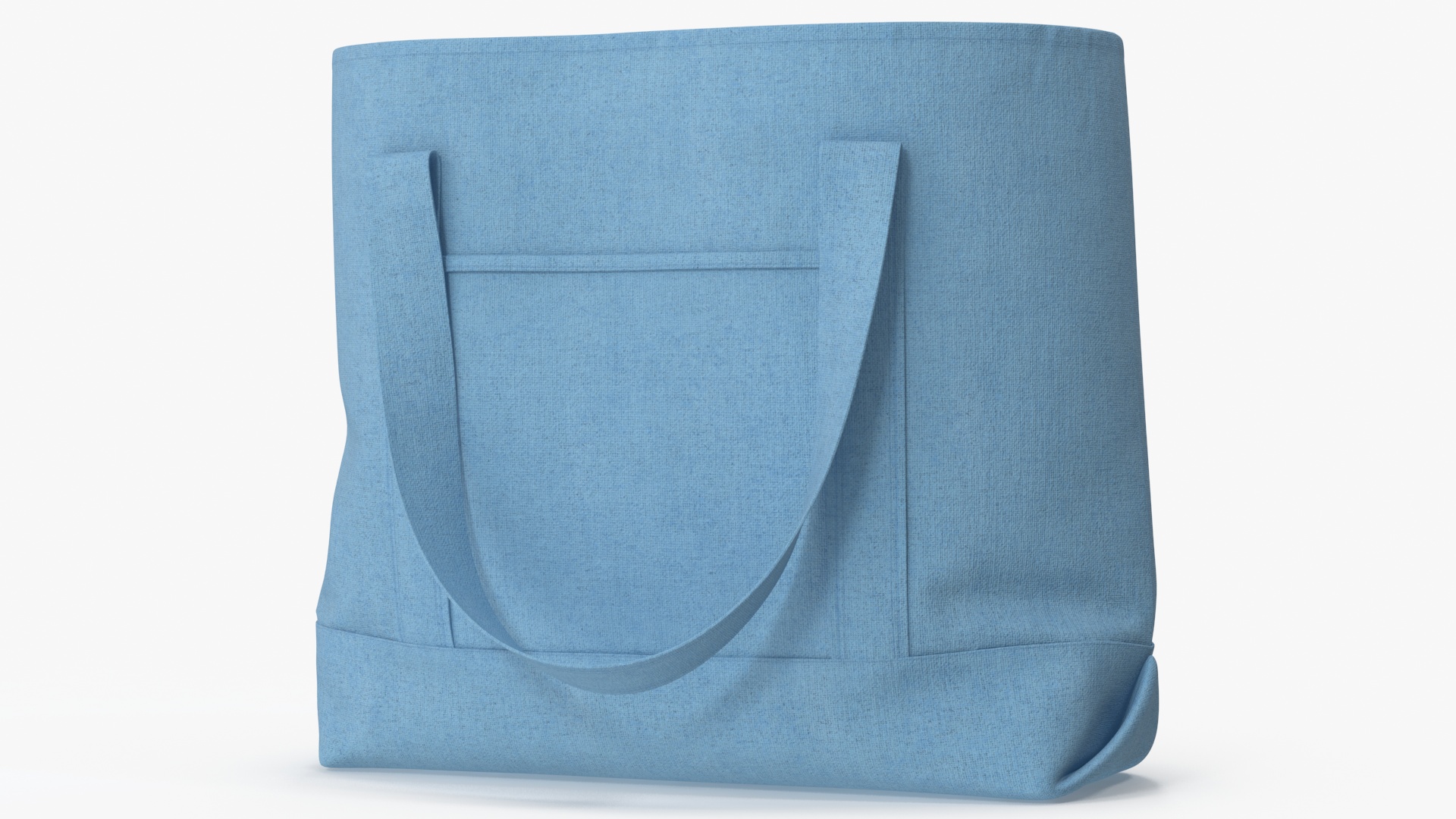 Eco Tote Bag Blue 3D